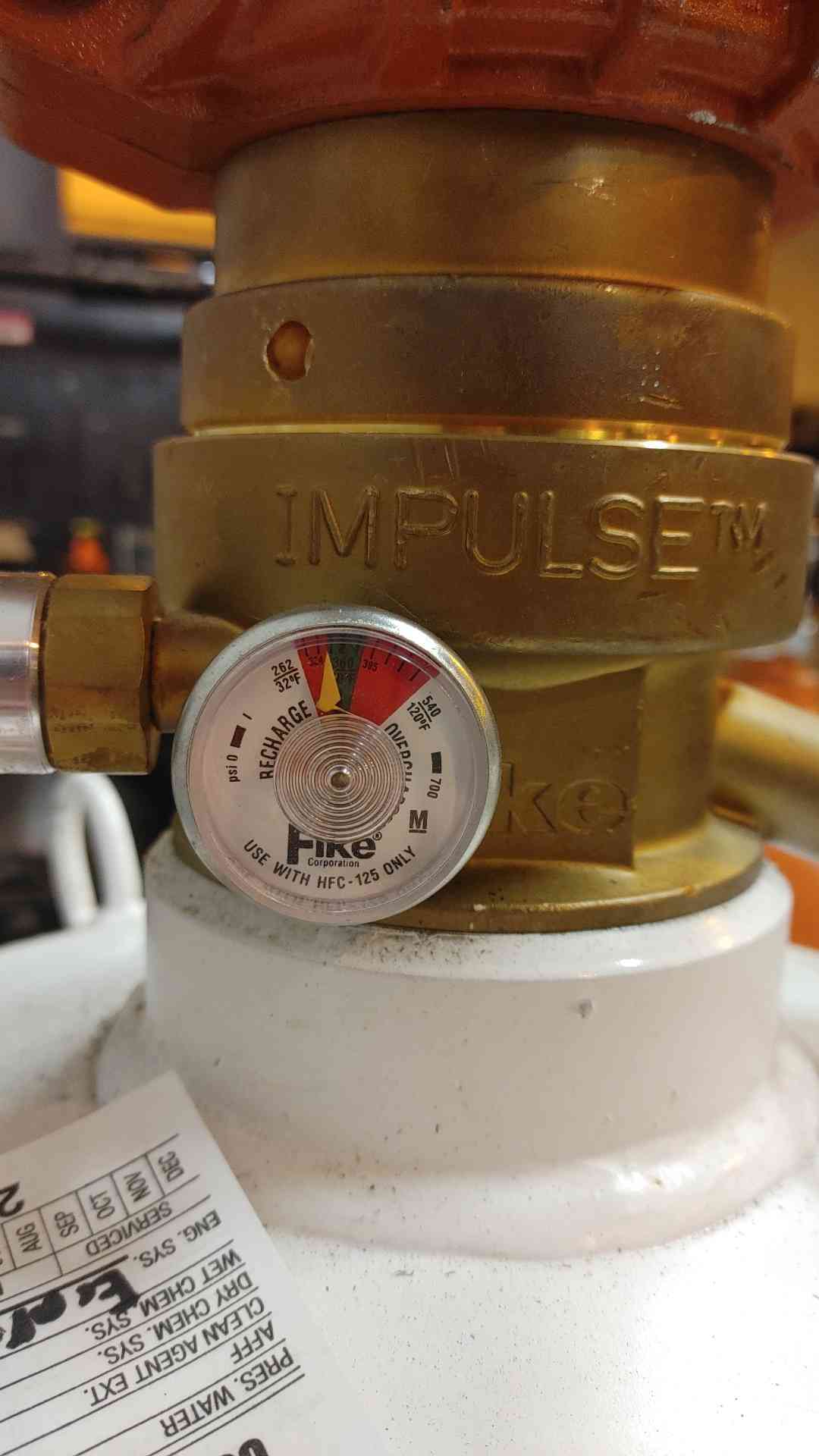 Fike ECARO-25 Plus Clean Agent Fire Suppression Cylinder 173 Lbs FE-25 (HFC-125) (109069)