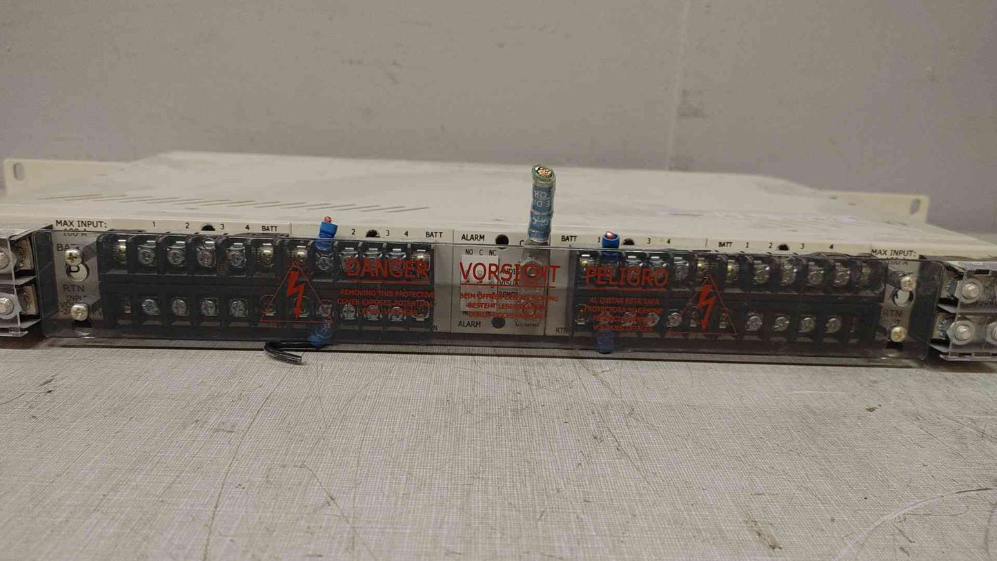 TE PowerWorx 100A Max -24/-48VDC ADC Fuse Panel Power Distribution