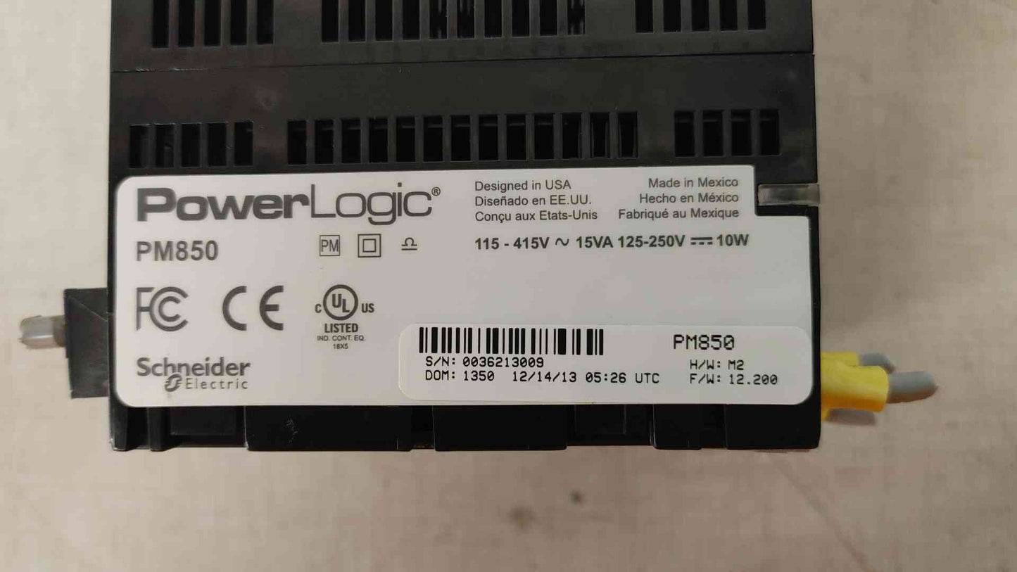 Square D Power Logic PM800 Power Meter