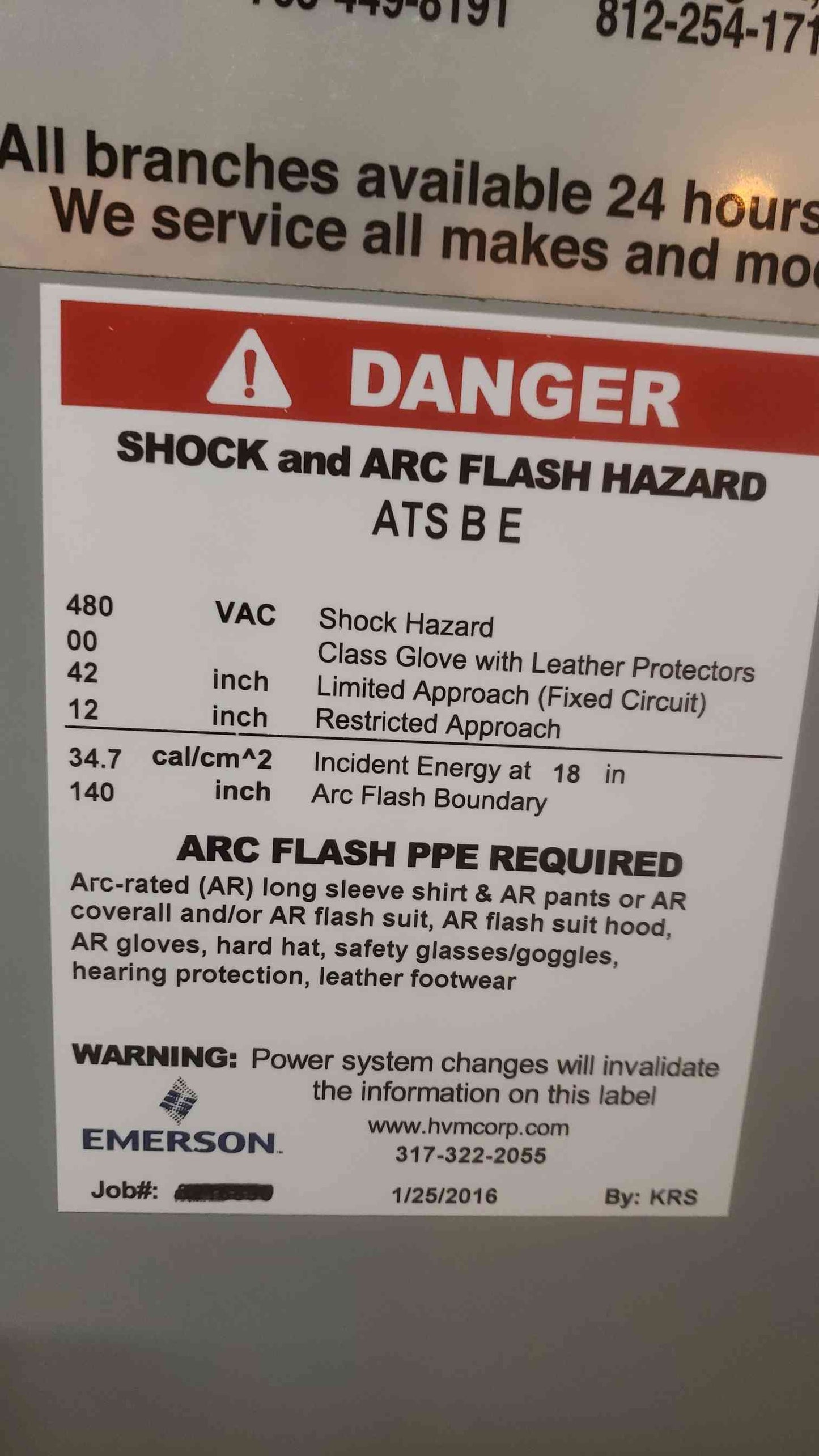 ASCO Series 300 3PH 104A 480V ATS D00300B30104N10C Automatic Transfer Switch (SKU: 109559)