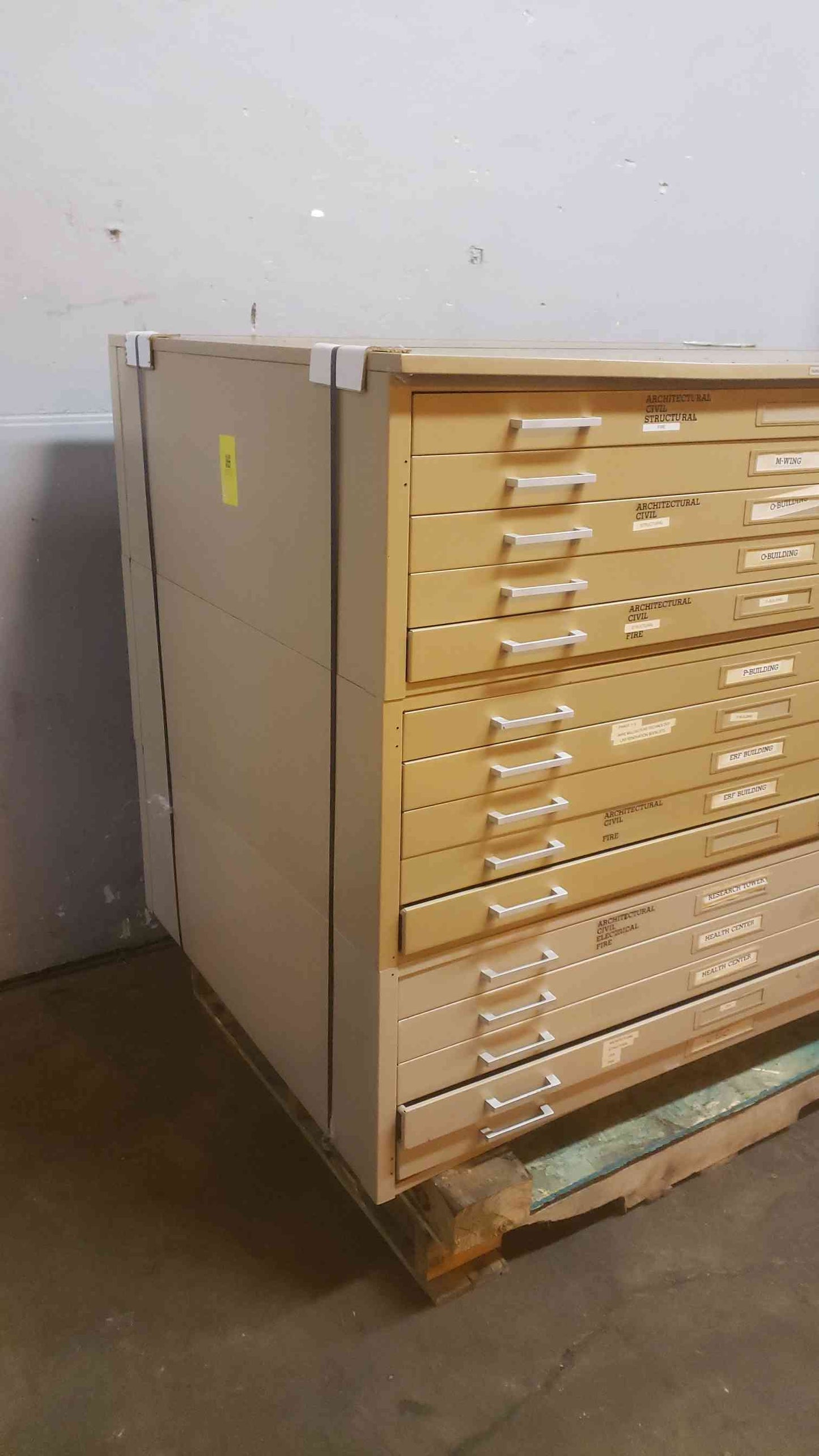 Hamilton 54" Three Tier Filing Cabinet (SKU: 109576)