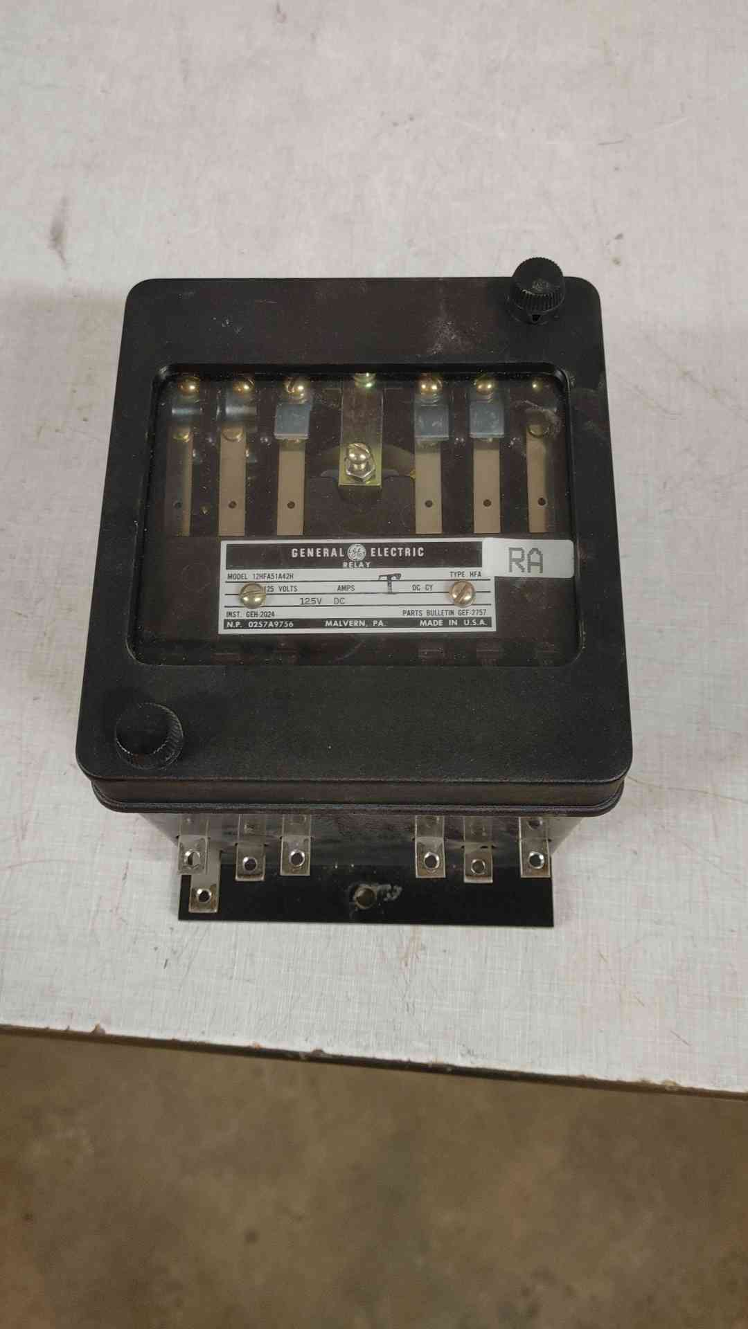 GE RELAY 125V 12HFA51A42H (SKU: 109947)