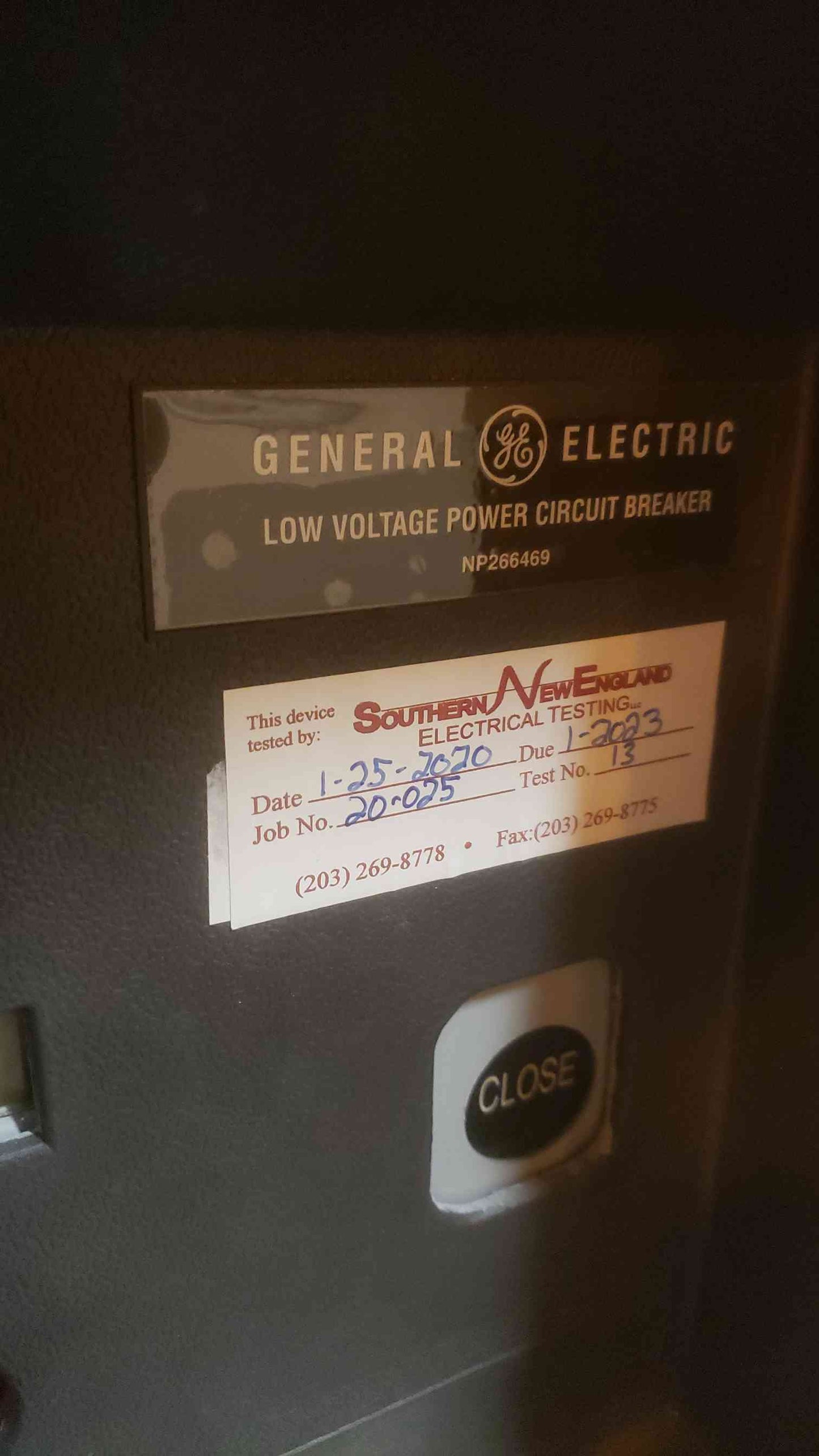 GE Fused Low Voltage Breaker 1600A Frame Size 600V AKRU-10D-50 (SKU: 109943)