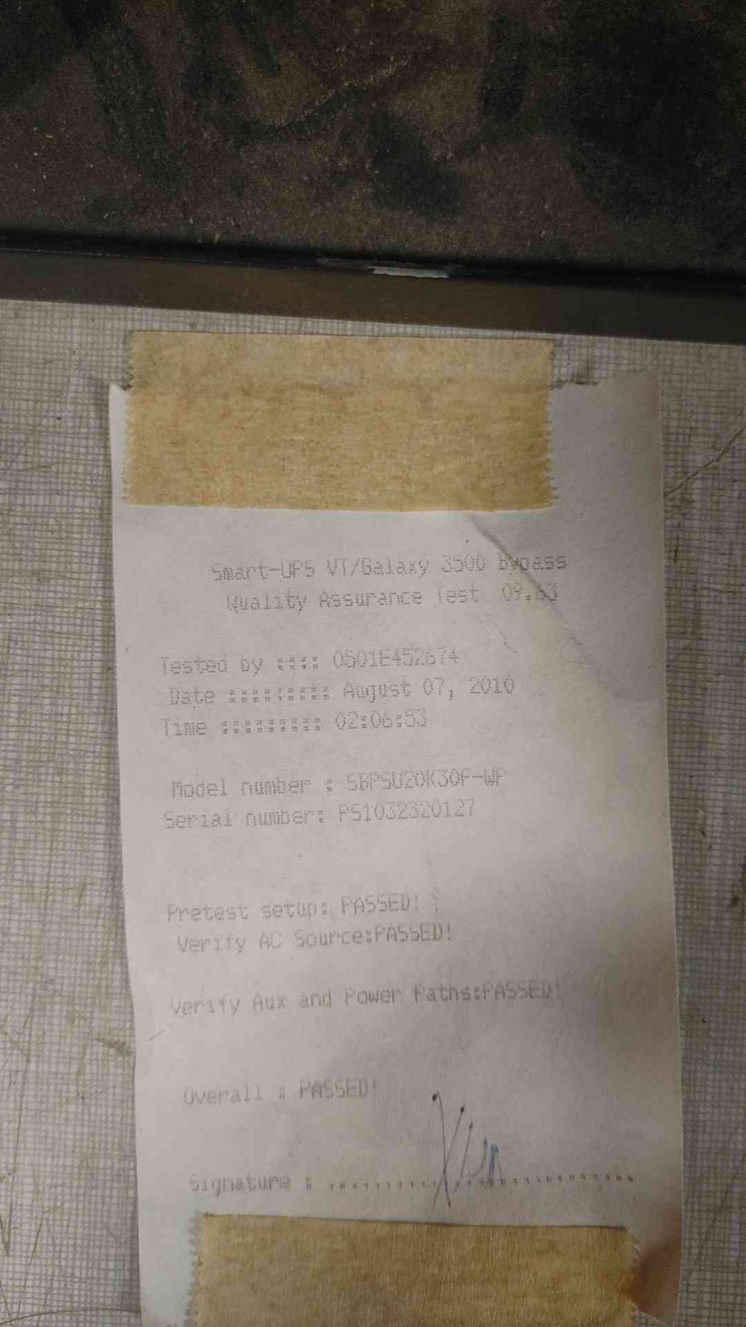 APC Smart-UPS VT/Galaxy Maintenance Bypass Panel 5BP5U20K30F-WP 30KVA (SKU: 110262)