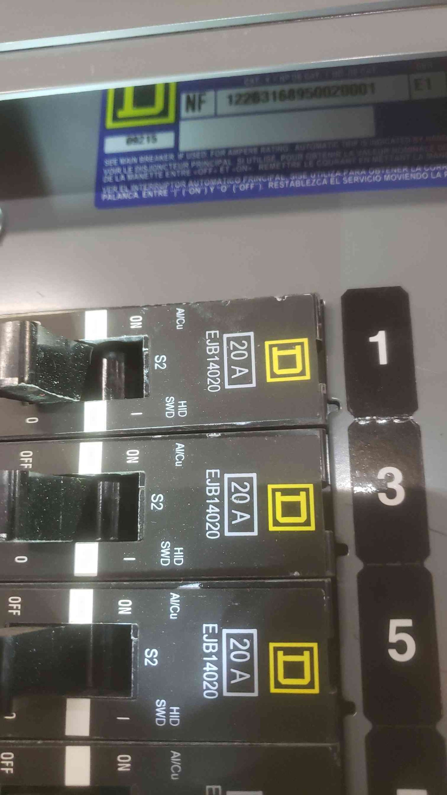 SQUARE D 100A 480Y/277VAC 3PH 4W Panelboard NF (SKU: 110592)