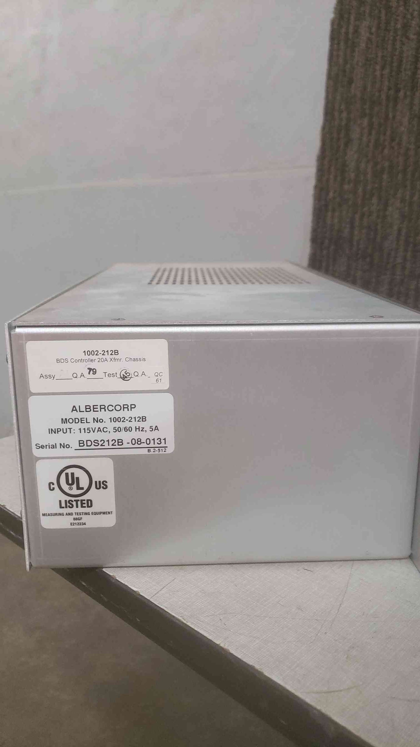 Alber BDS-256 Battery Diagnostic System CM-XL8 Controller Module(SKU: 110632)