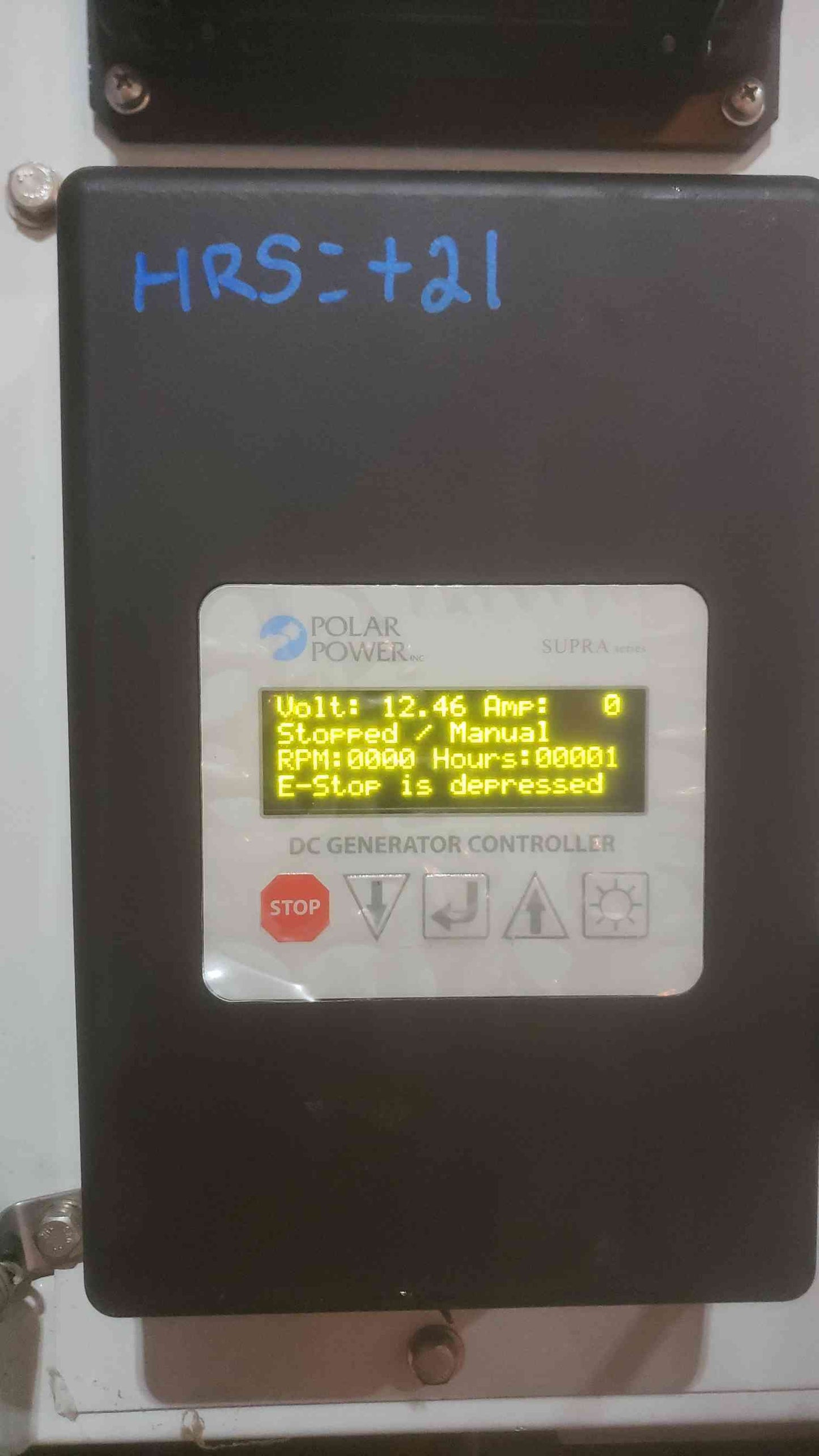 15KW POLAR POWER 40/60V 270A Diesel DC Generator 8220-603-D-15-02 22Hrs. (SKU: 110790)