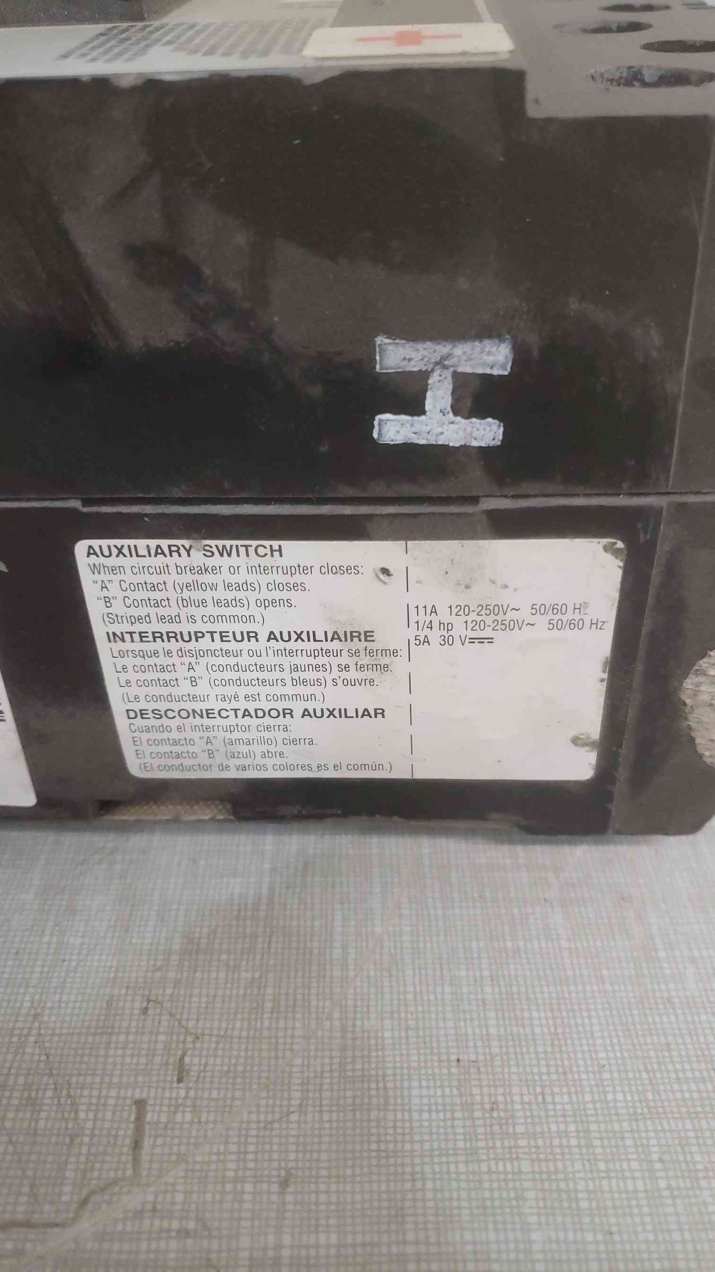 Square D 125A 3P 500V Breaker KHF3612517DC2315 (SKU: 111176)