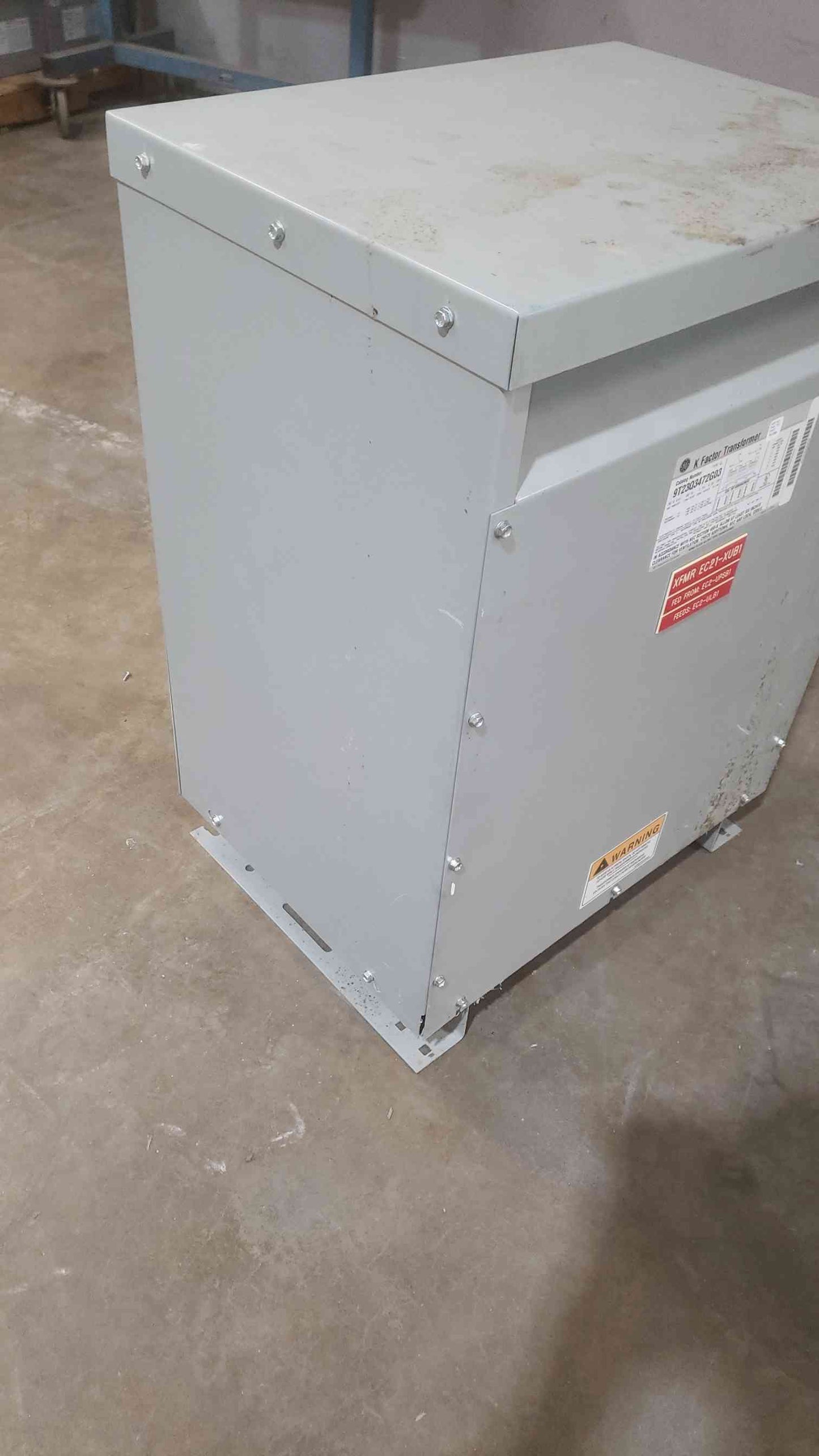 GE 30KVA 480-208/120 3PH 60Hz Transformer 9T23Q3472G03 (SKU: 111232)