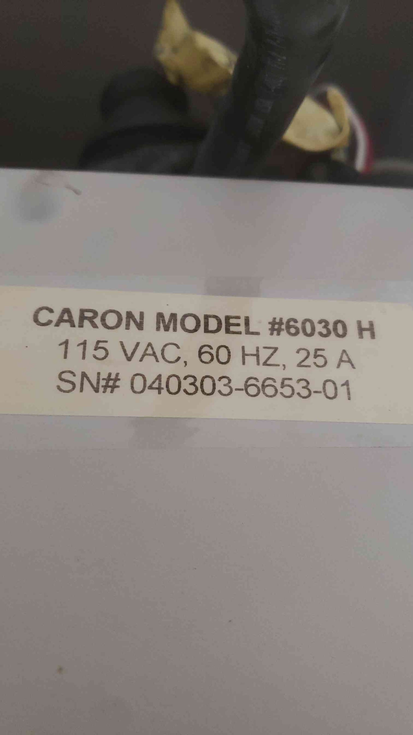 AS-IS Caron 115VAC 60Hz 20A Environmental Test Chamber 6030 H