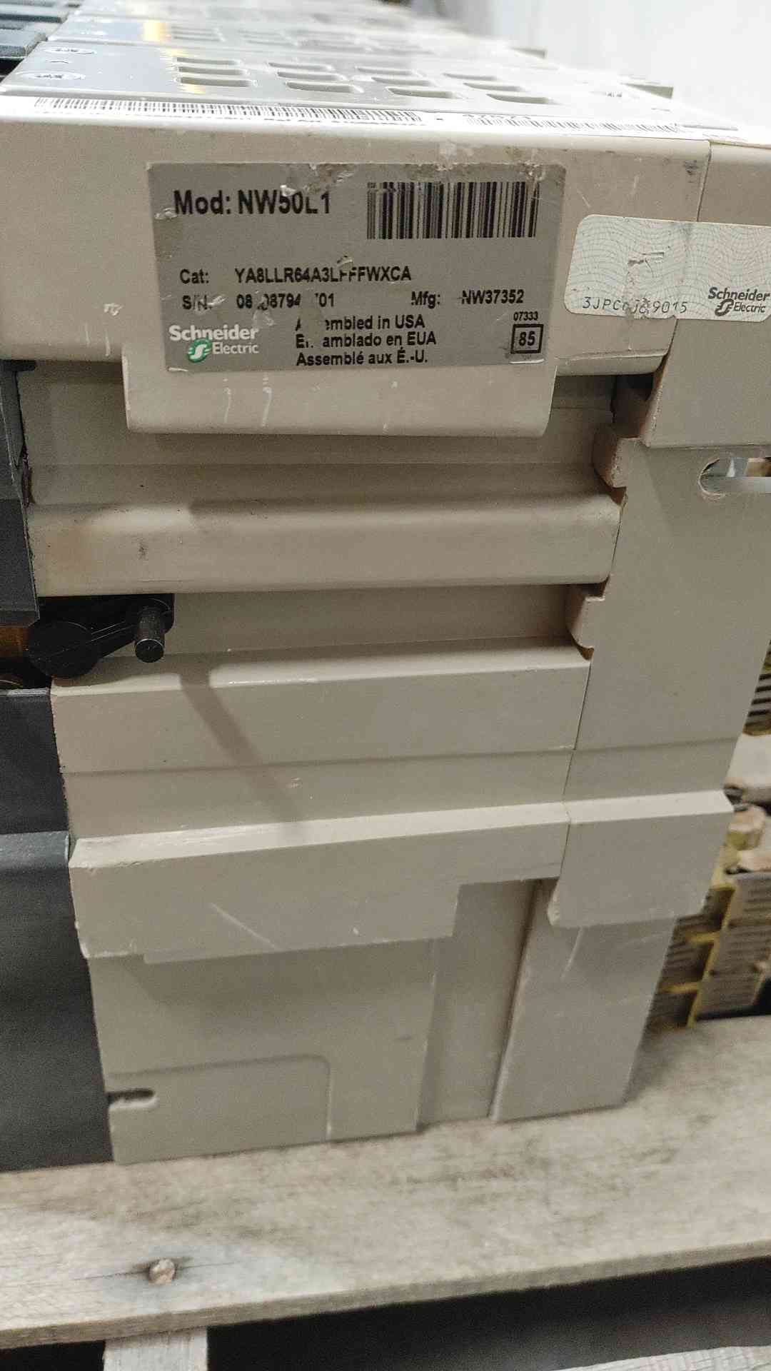 AS IS - SQUARE D Masterpact 5000A Circuit Breaker NW50L1 YA8LLR63A3GFBFXXCA (SKU: 111321)