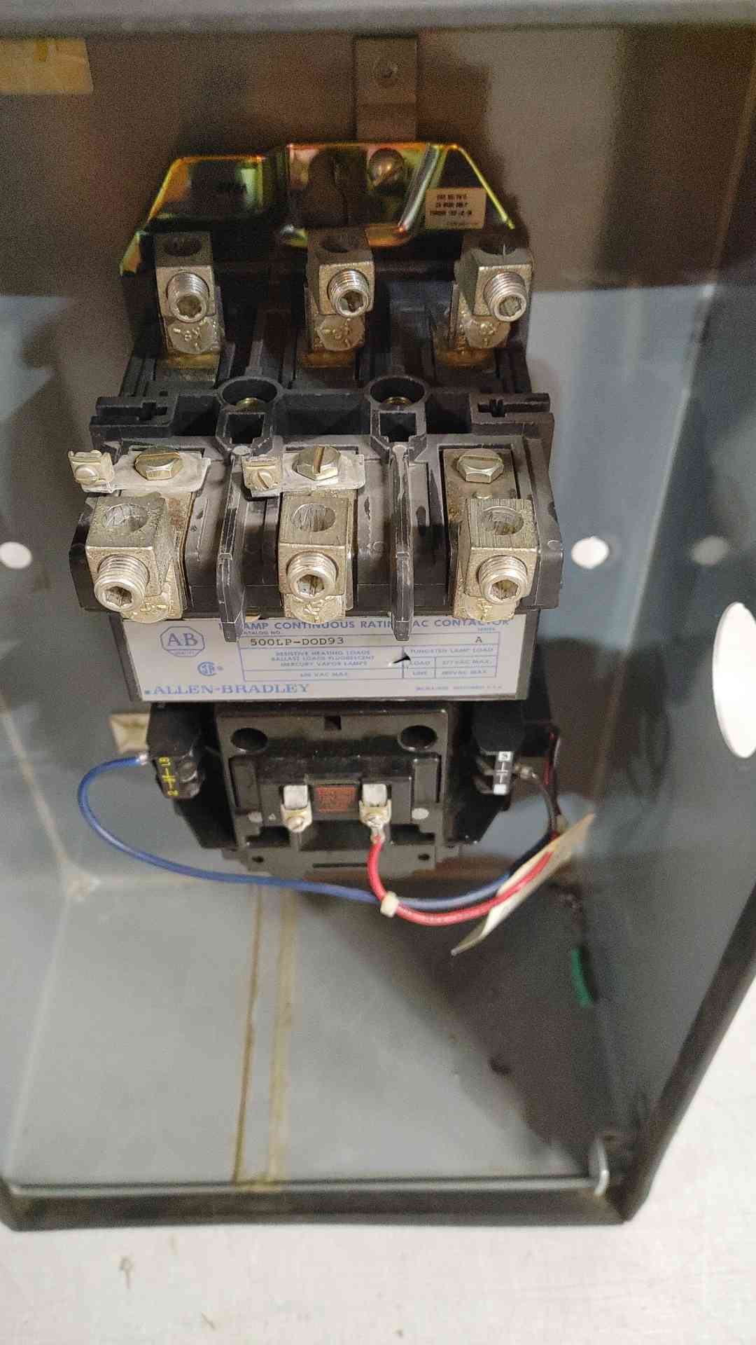 ALLEN-BRADLEY 100A CONTINUOUS RATING AC CONTACTOR 500LP-DOD93(SKU: 111346)