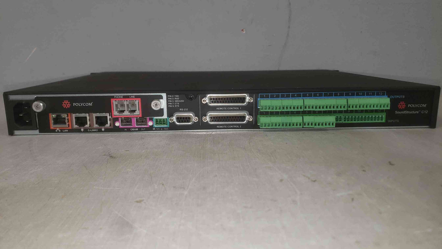 POLYCOM SoundStructure C12 100-240V 1.5A (SKU: 111397)