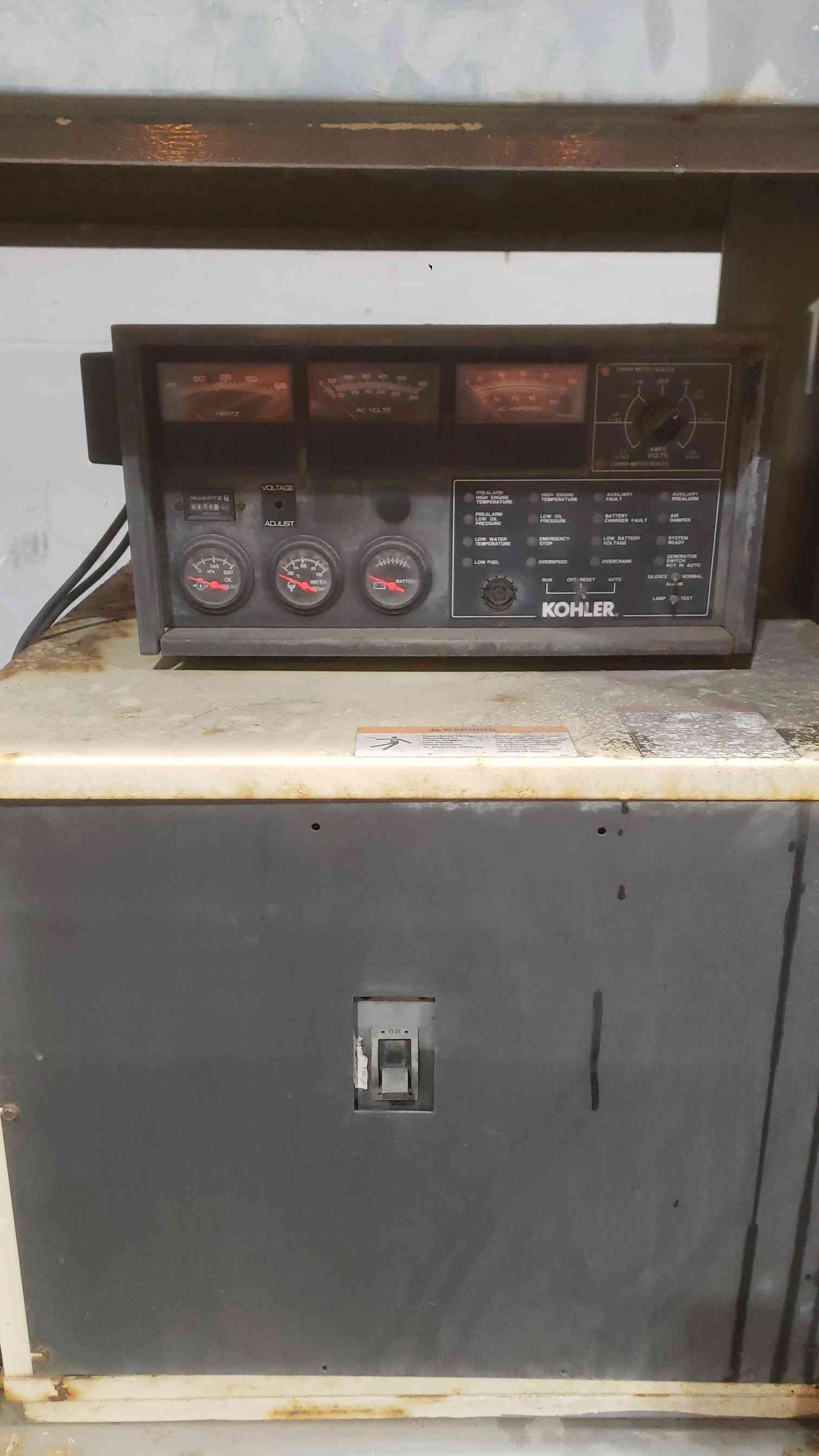35KW KOHLER Ford 1&3PH Nat Gas LP Generator 614Hrs 35RZ82 TESTED (SKU: 111464)