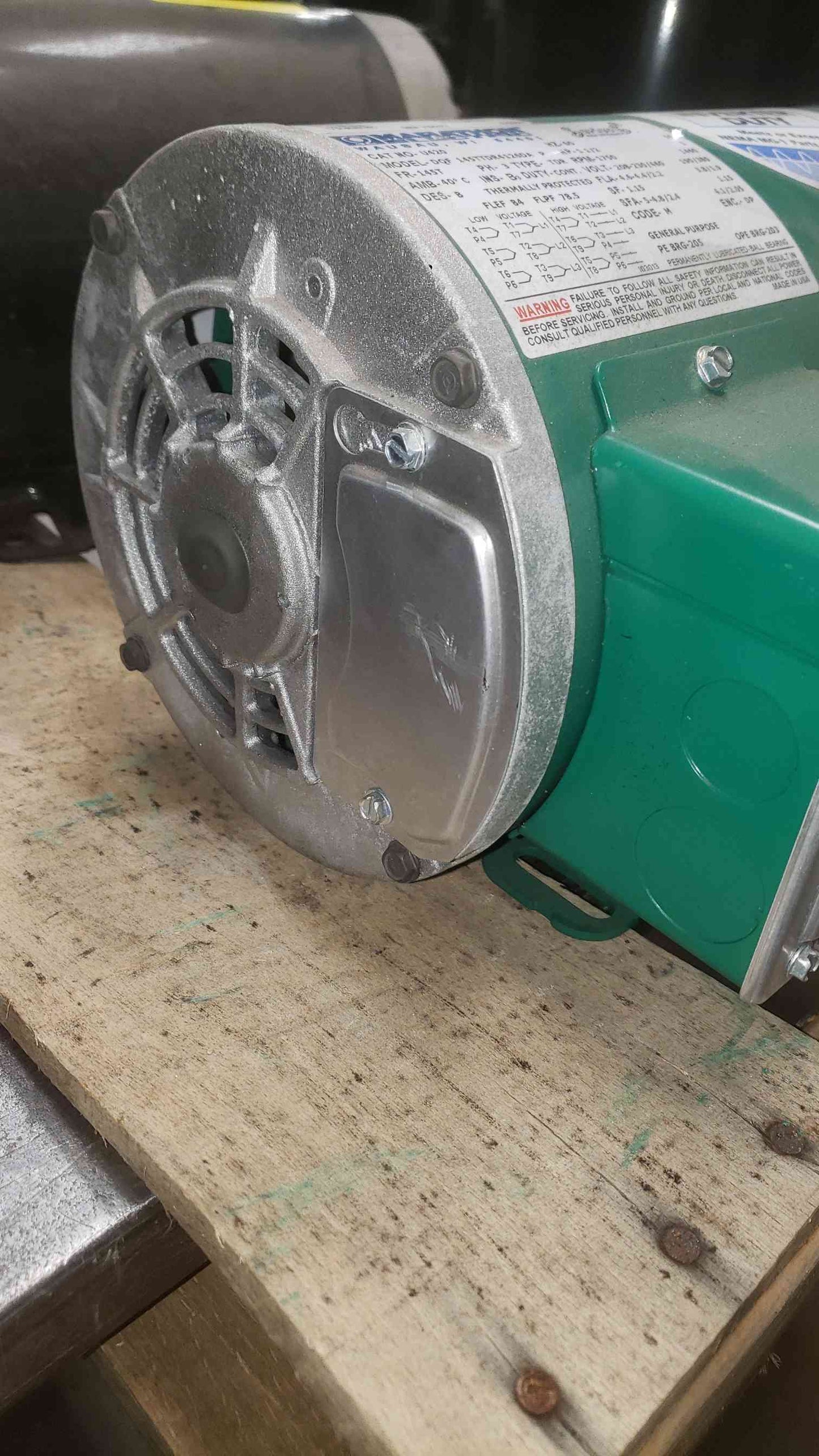 Marathon Electric 1.5HP 208-230/460 3PH Motor DQF 145TTDR4126DA (SKU: 111485)