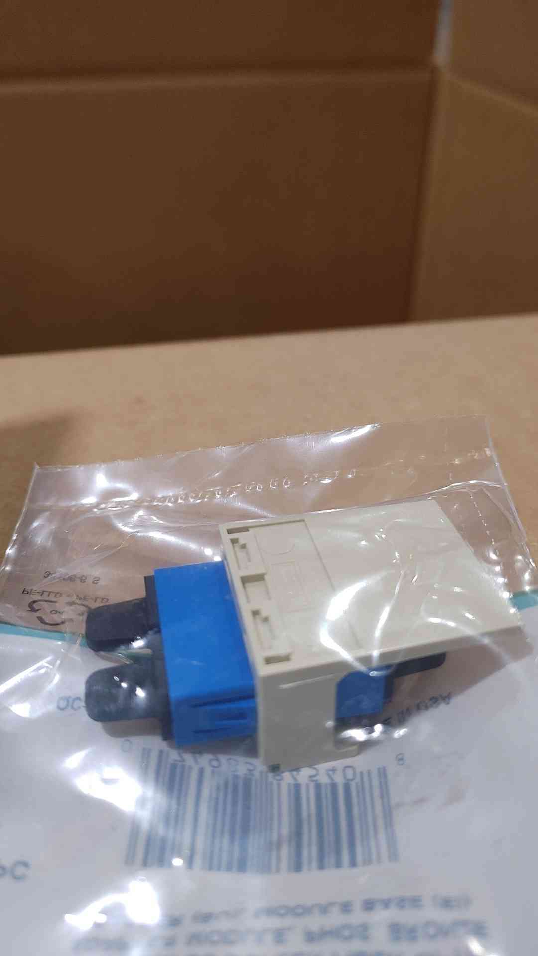 Panduit Mini-Com CMDBUSCEI fiber optic adapter modules (Box of 10)(SKU:111673)