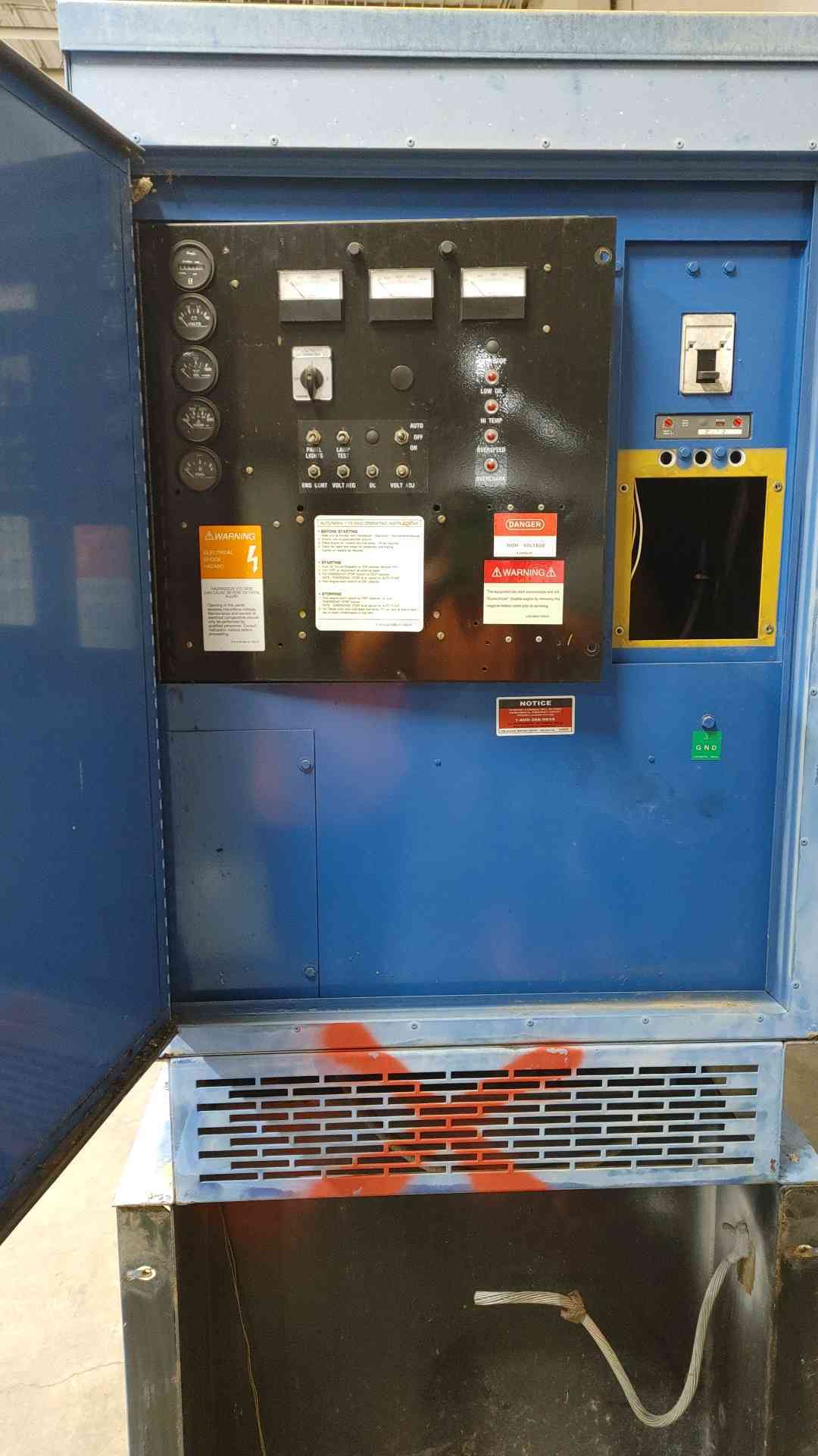 50KW MagneTek 1&3PH Diesel Generator RD630 903Hrs TESTED (SKU: 112055)