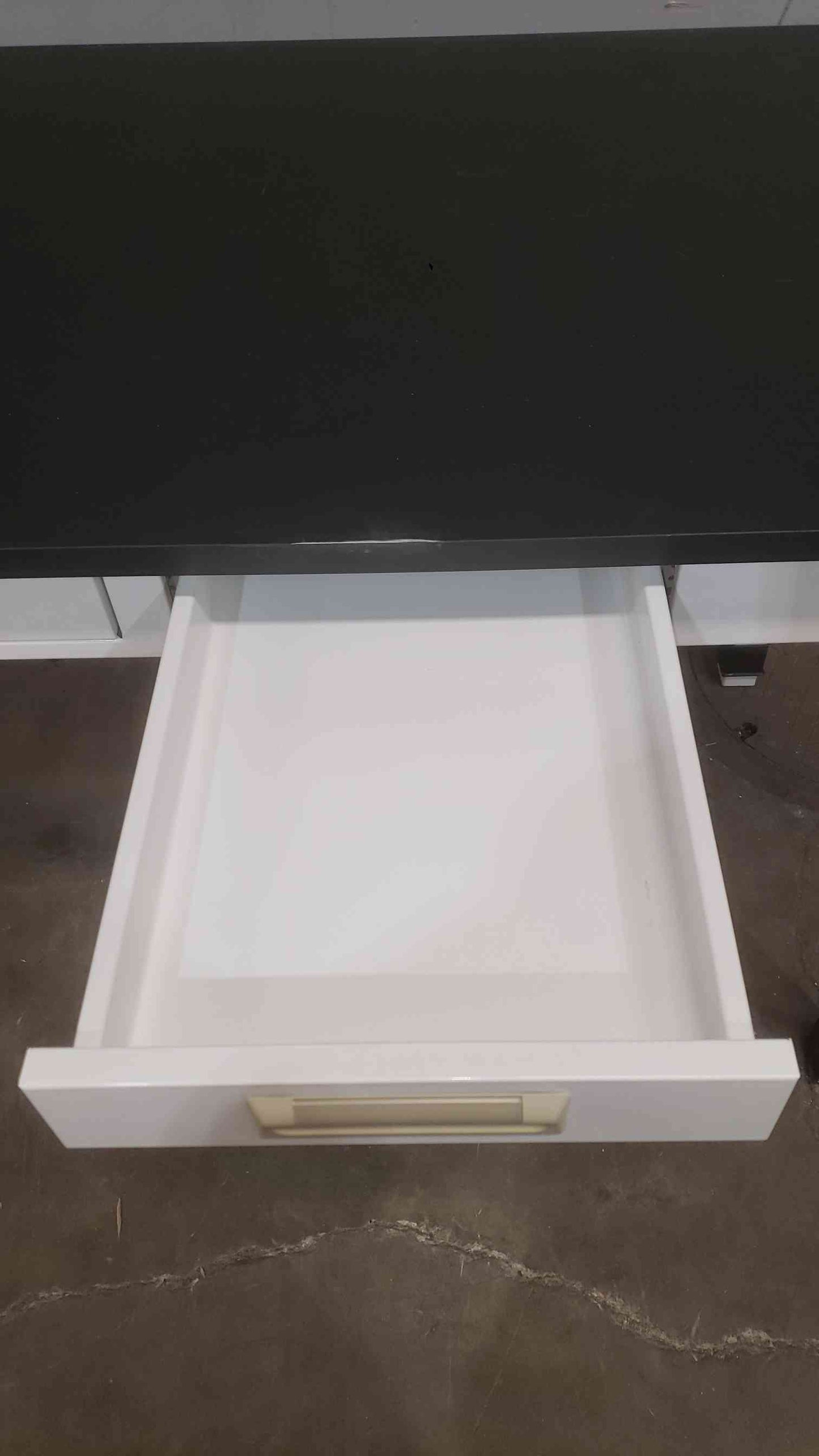 6' Fisher Hamilton Lab Table W/ Three Drawers Metal Casework (SKU: 112115)