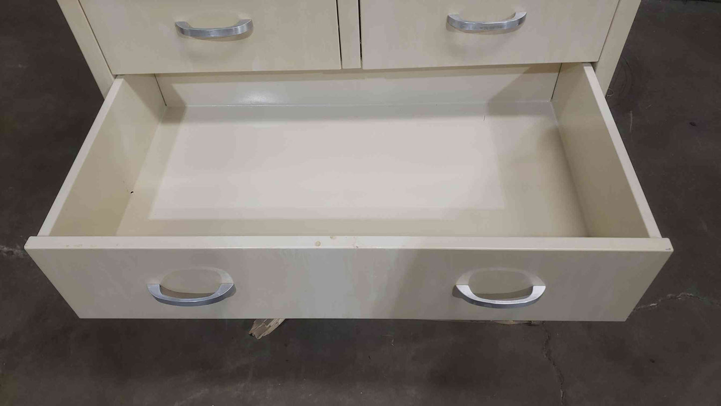 3' Duralab Rolling Casework Base W/ 4 Drawers Casters & Counter Top (SKU: 112100)