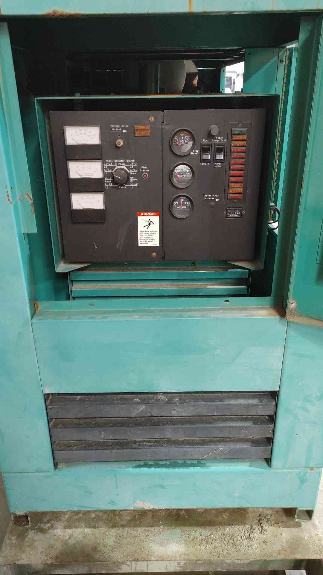 80kW Cummins 6BT 1&3PH Diesel Generator 512Hrs TESTED (SKU: 112163)