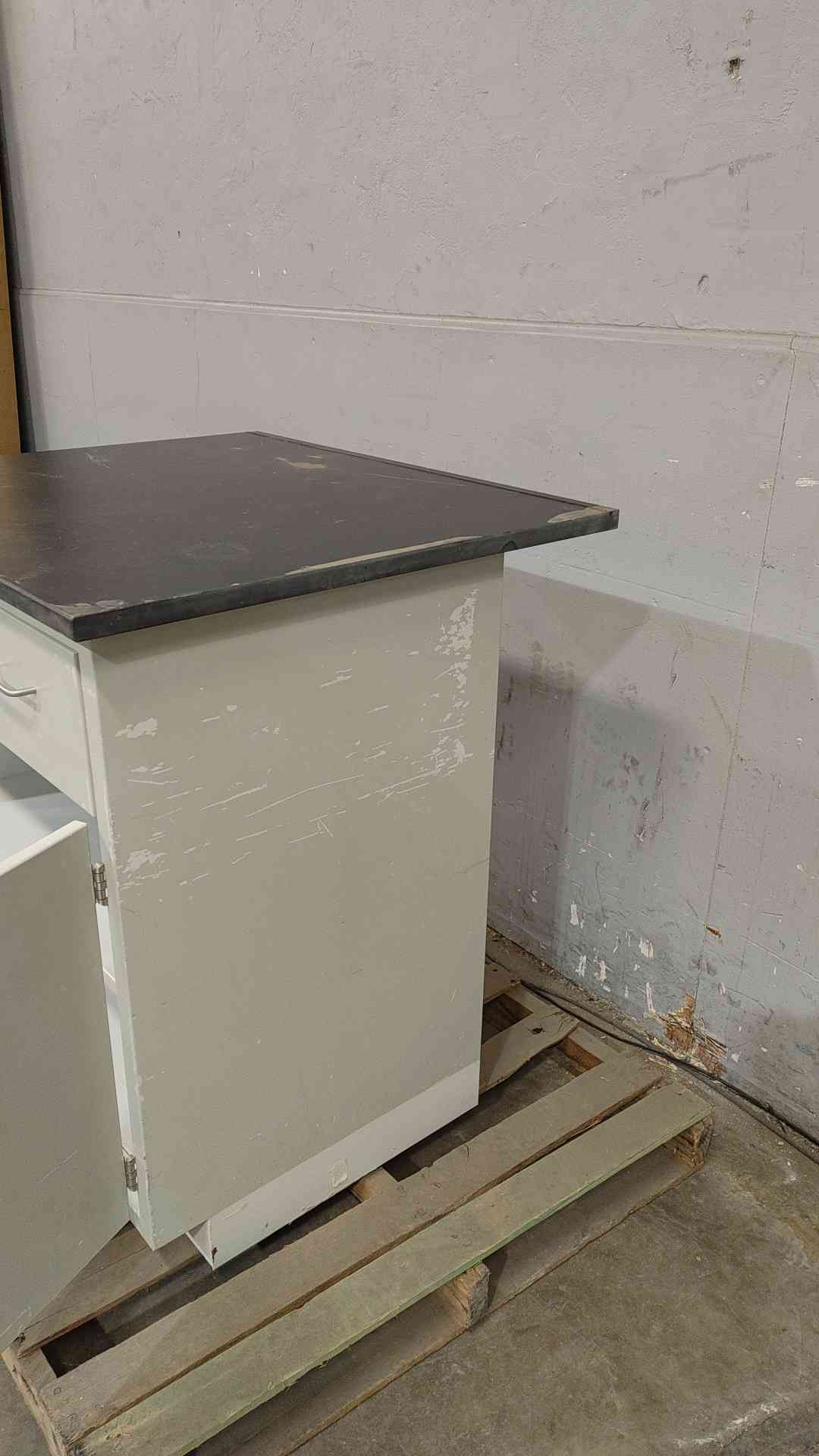 34" 2 Door/2 Drawer Metal Casework Jamestown JMP w/ Counter Top (SKU: 112201)