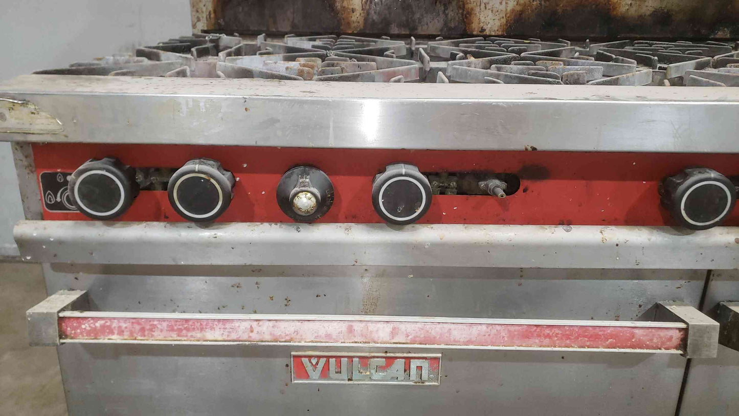 Vulcan Nat Gas Dual Oven W/ 10 Burners (SKU: 112263)