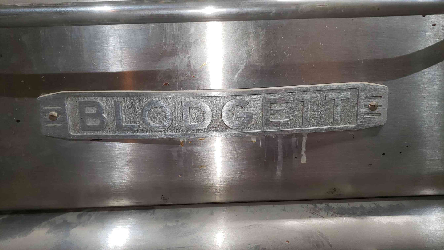 Blodgett 911 Double Stack Natural Gas Deck Oven - 74k BTU - Stainless Steel (SKU: 112280)