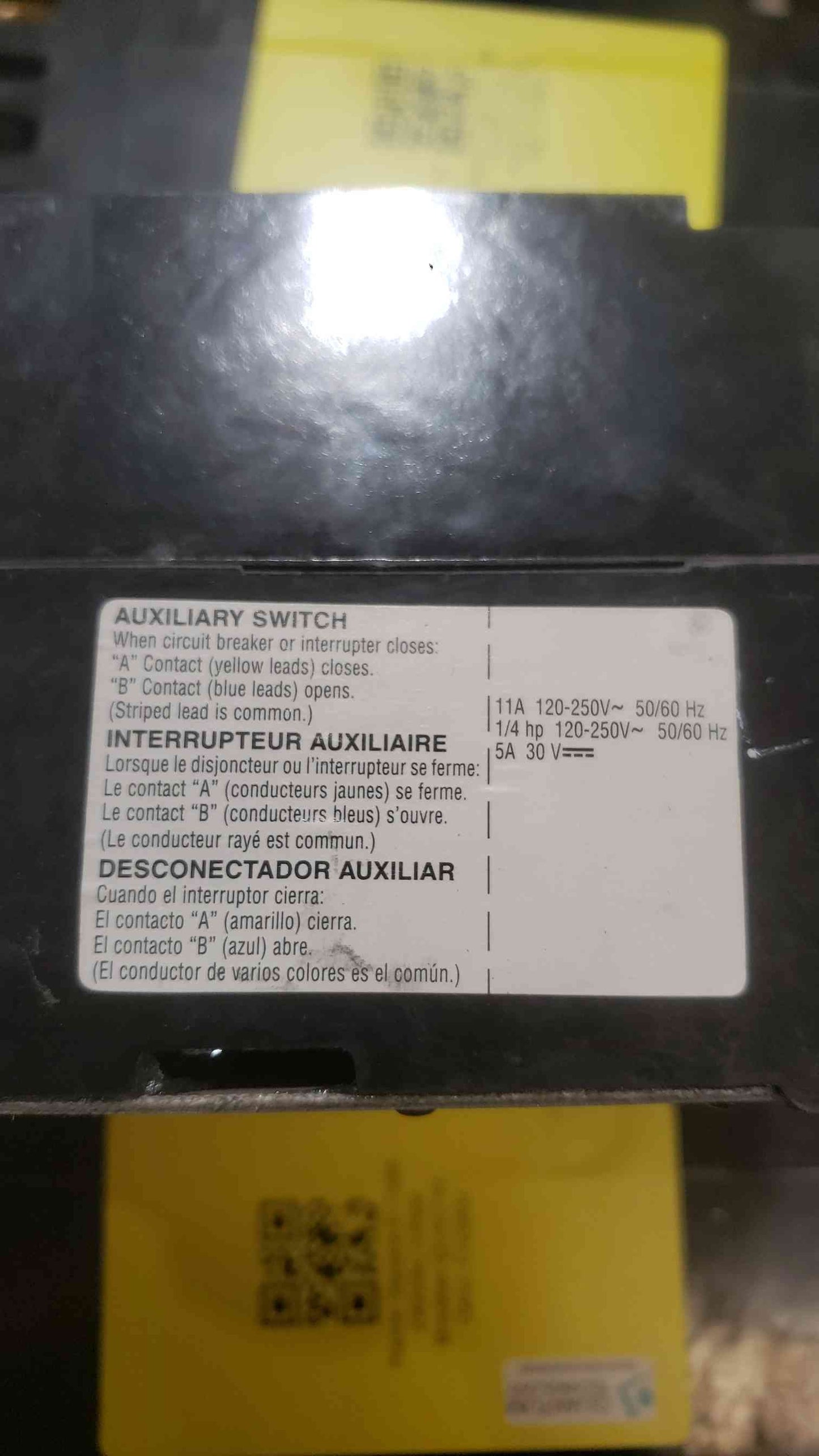 Square D 125A 500VAC 3 Pole Breaker KHL3612517DC2350 (SKU: 112288)