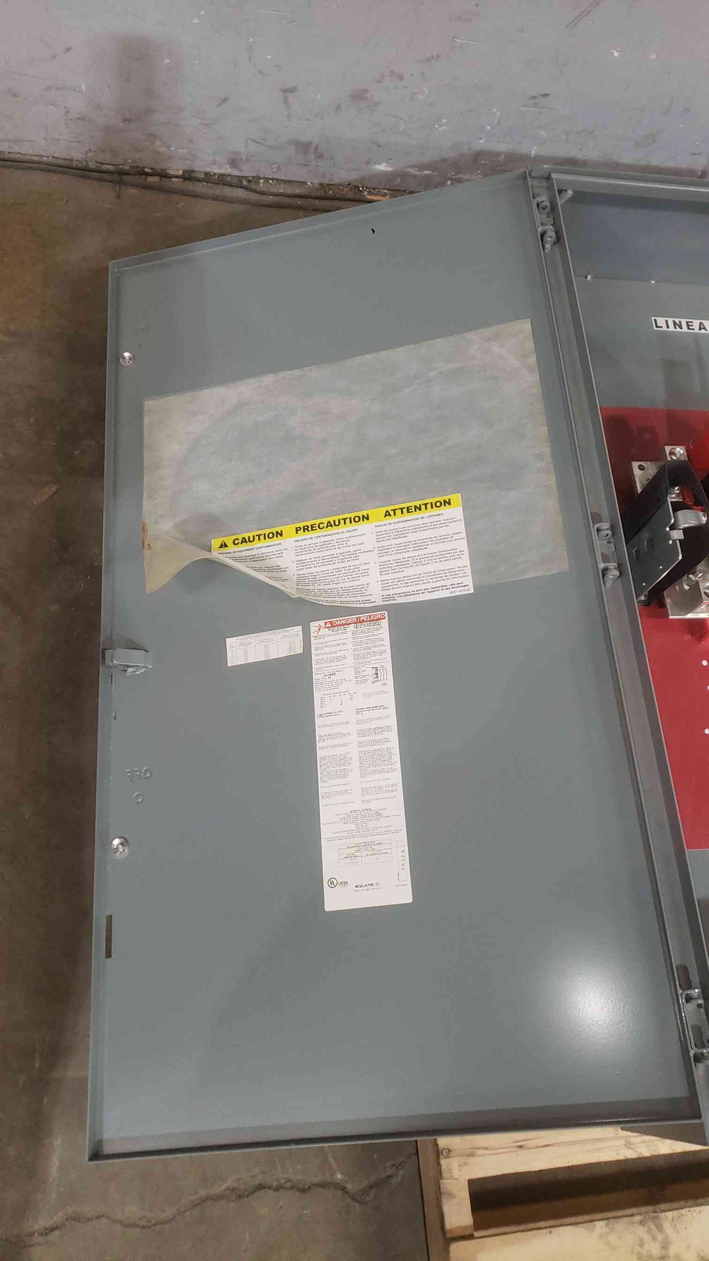 Square D 400A 600VAC Heavy Duty Safety Switch HU365R (SKU: 112427)