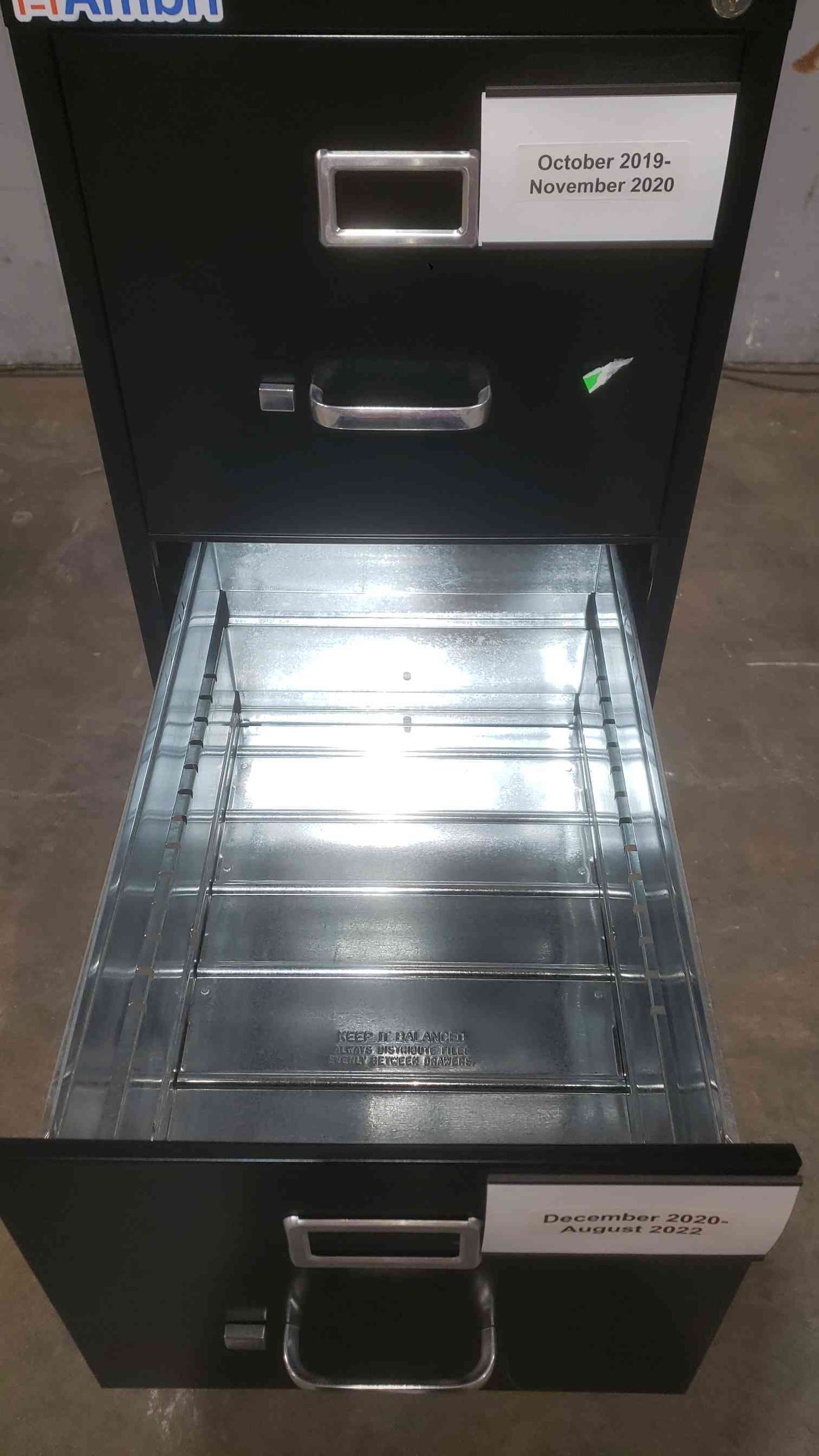AMBRI 4 Tier Lateral Filing Cabinet (SKU: 112452)