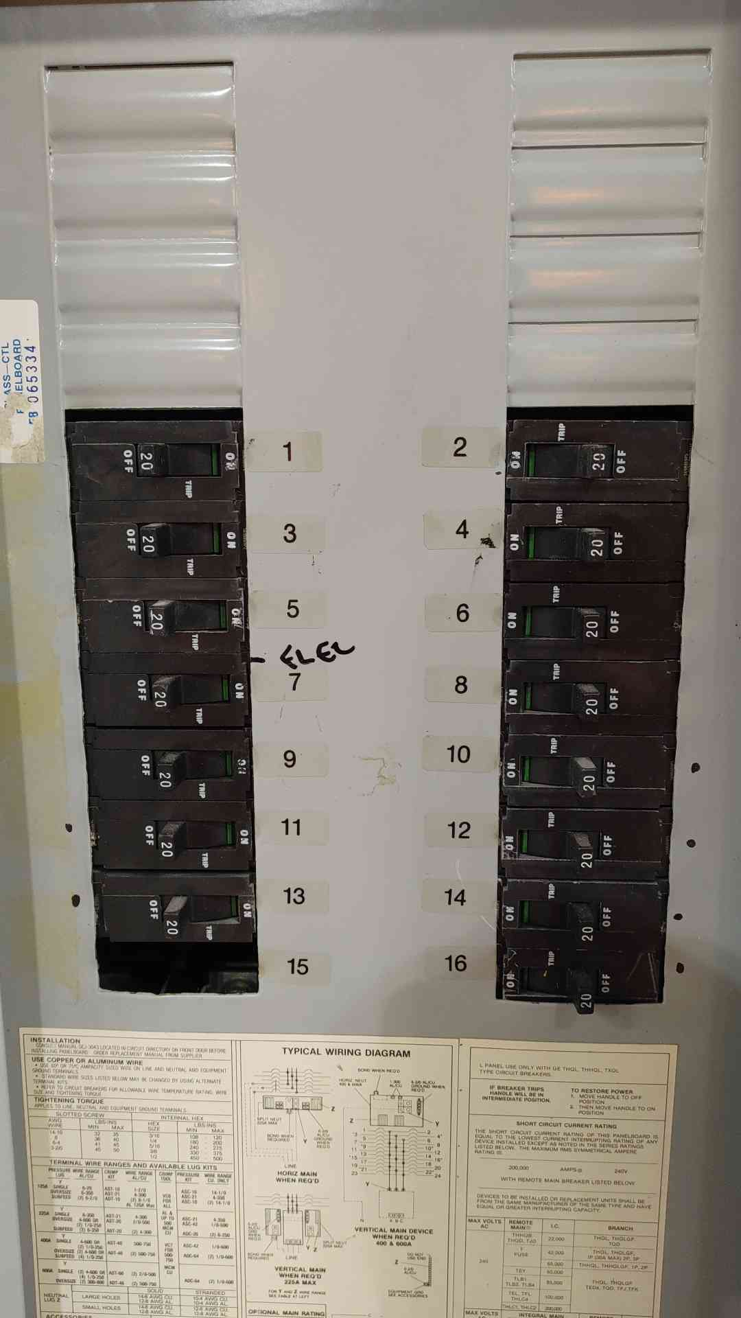 GE A Series Panelboard AF31SDN(SKU: 112478)