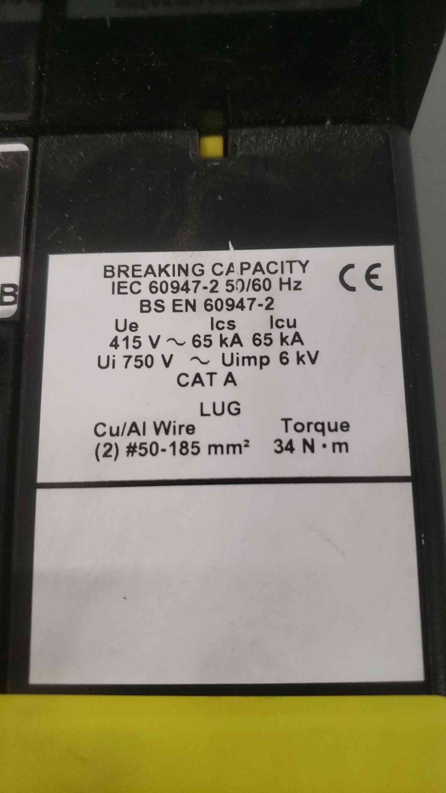 Square D 250A 600VAC Electronic Trip Circuit Breaker LE36225LI (SKU: 112531)