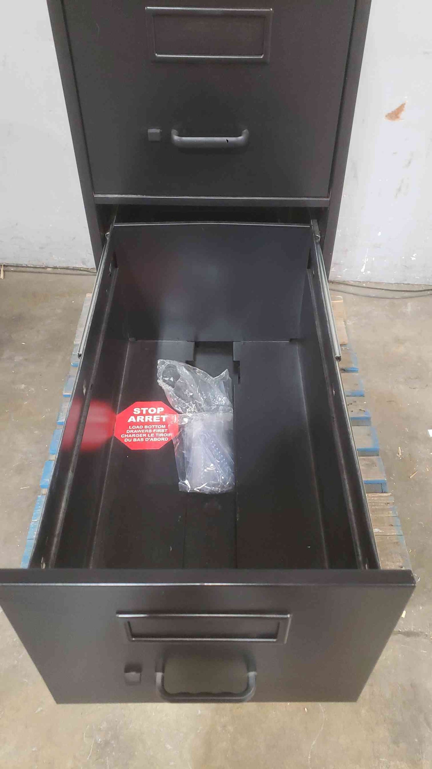 Black Five Tier Filing Cabinet (SKU: 112616)