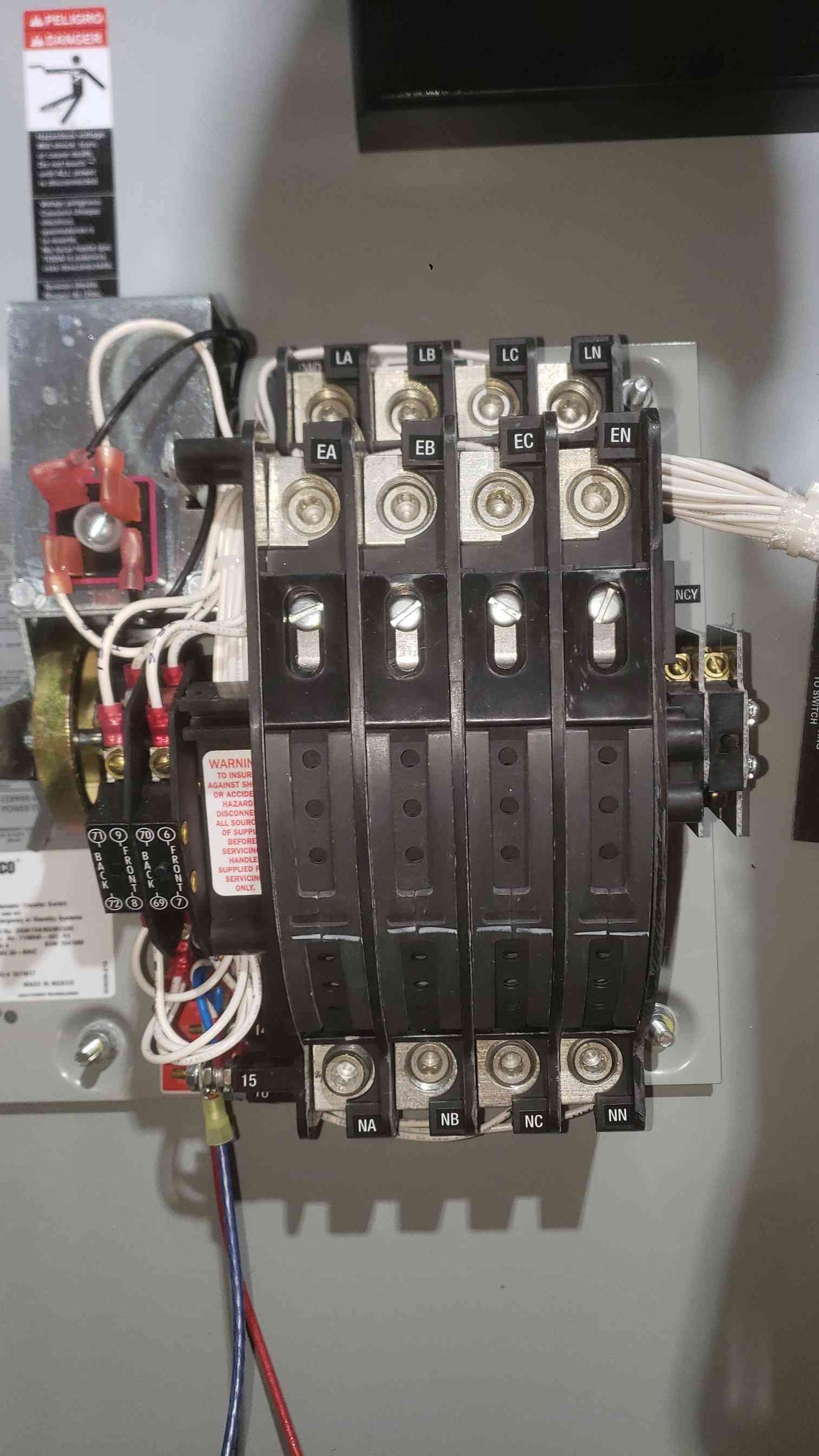 ASCO 300 Series Automatic Transfer Switch 230A 3-Phase 208V D03ATSB30230CG00 ATS (SKU: 112832)