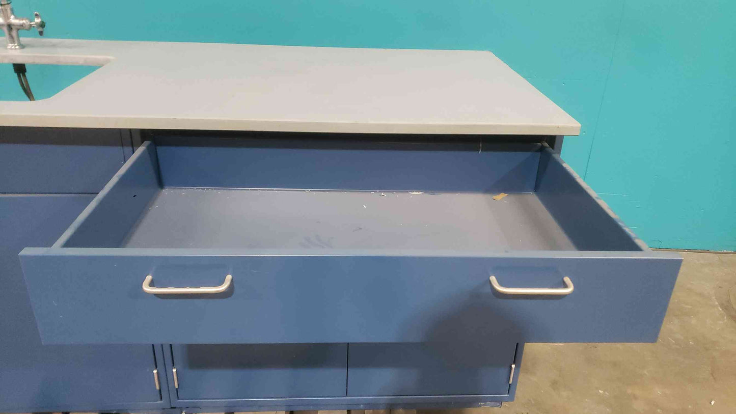 Jamestown 73" Gray Epoxy Sink Bundle Metal Casework (SKU: 113084)