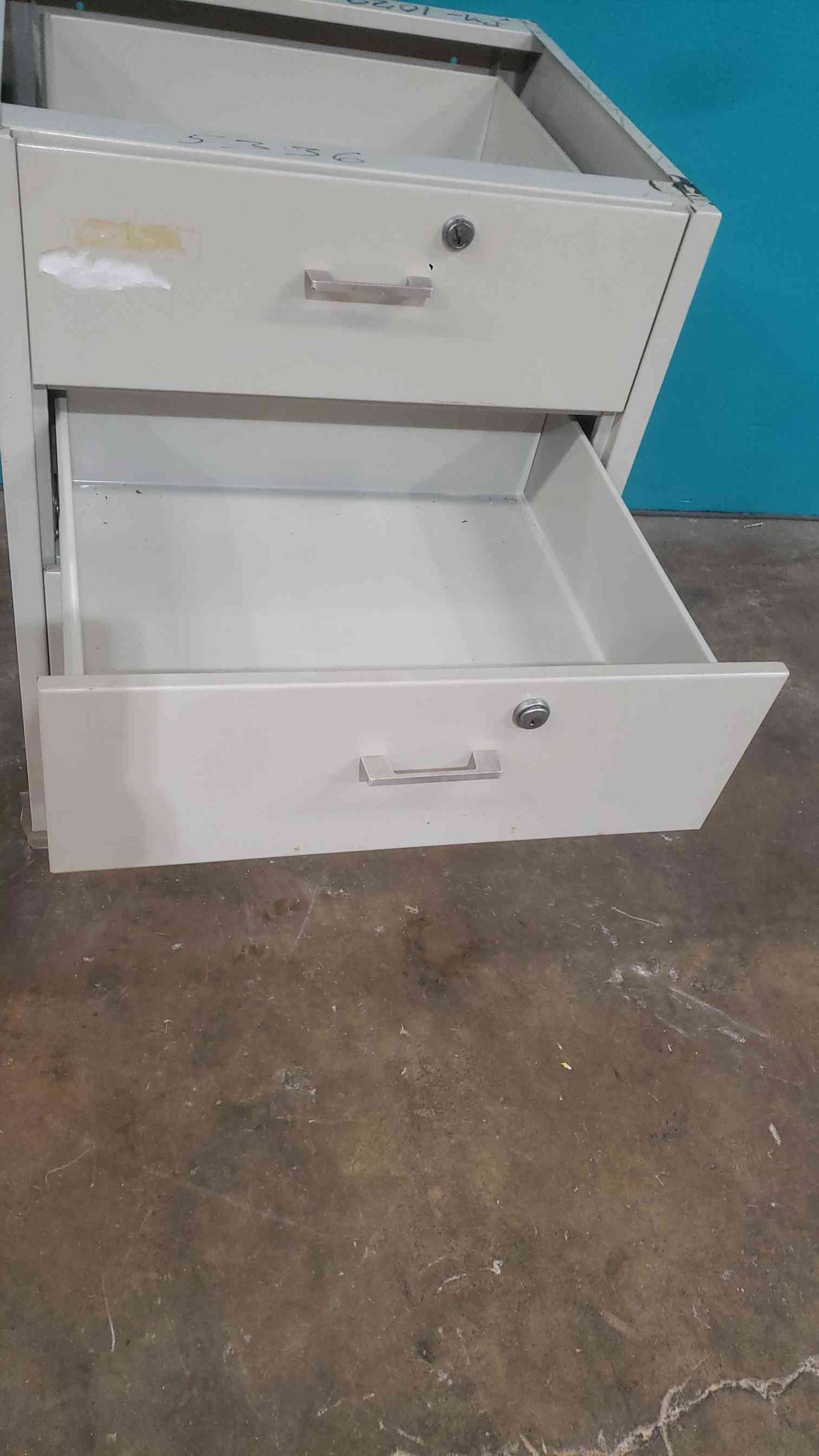 Saint Charles Gray 2' Drawers Only Casework (SKU: 113104)