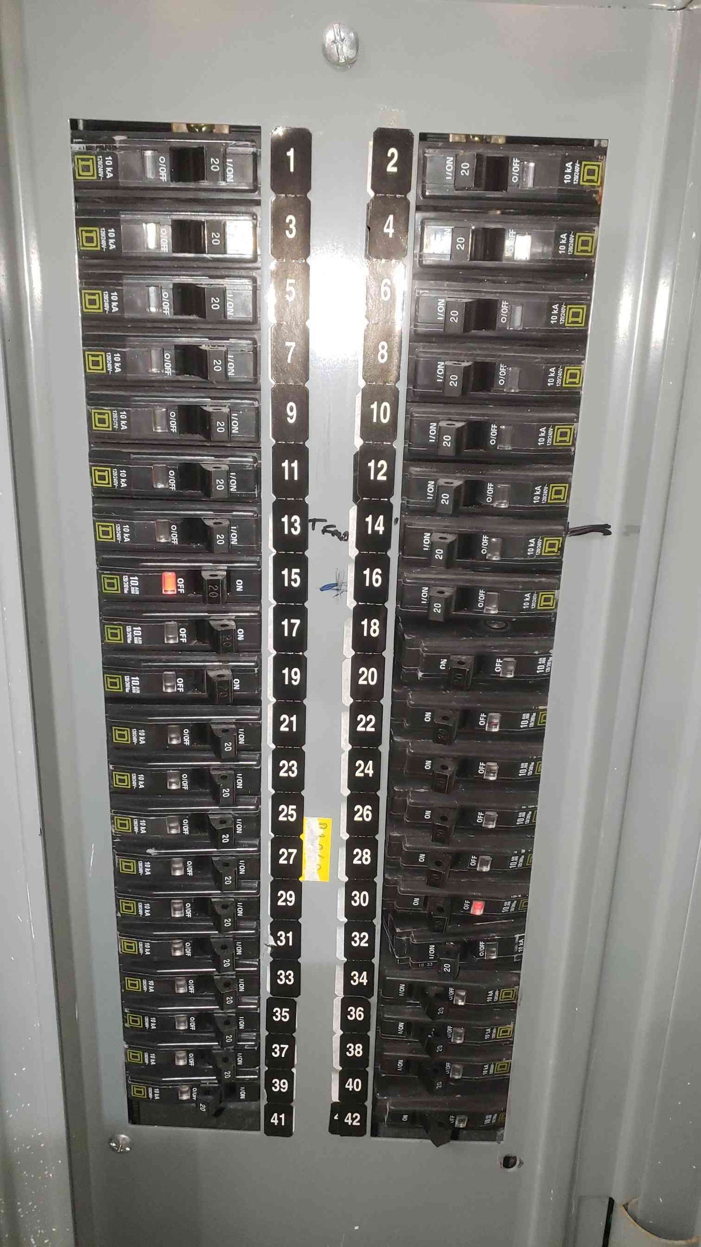 Square D NQOD 225A Panelboard 120/208V 3-Phase 42-Cir Copper Bus w/ QJL Main Breaker Kit (SKU: 113114)