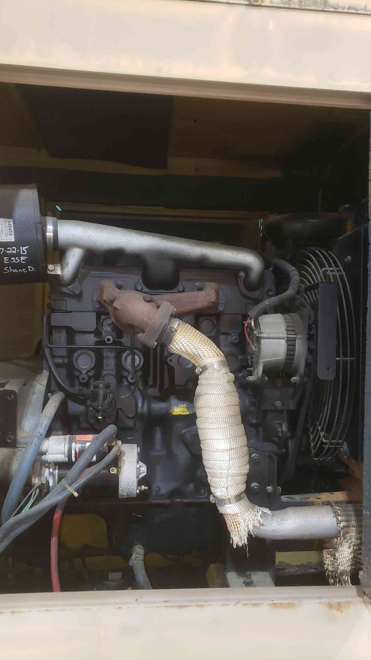 30KW Magnetek-Elliot RD 370 Perkins 1&3PH Diesel 659 Hrs. TESTED (SKU: 113054)