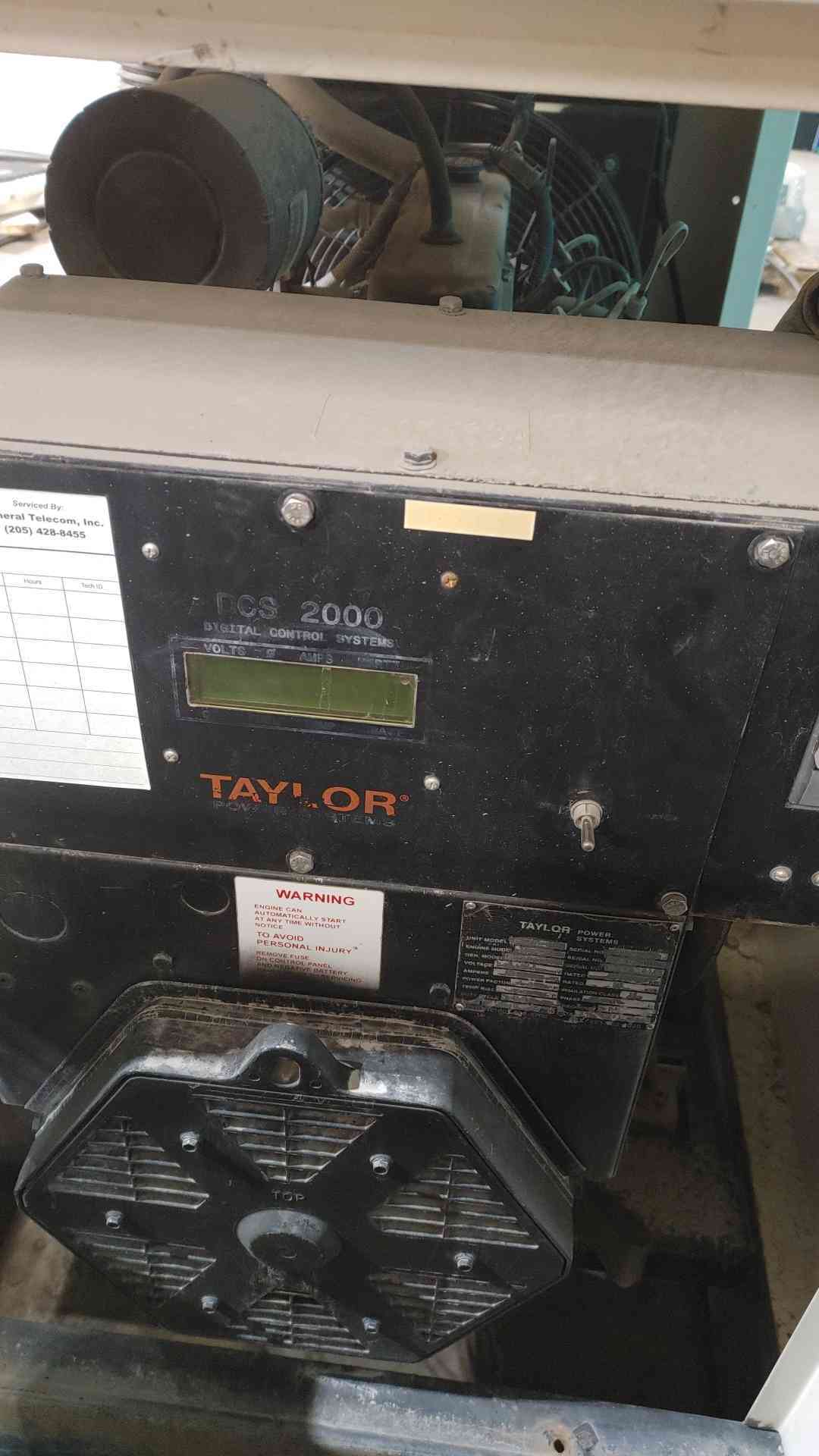 AS-IS Taylor Power GS25 20kW Standby Generator GM 3.0L Engine 120/240V 1-PH 83A (SKU: 113307)