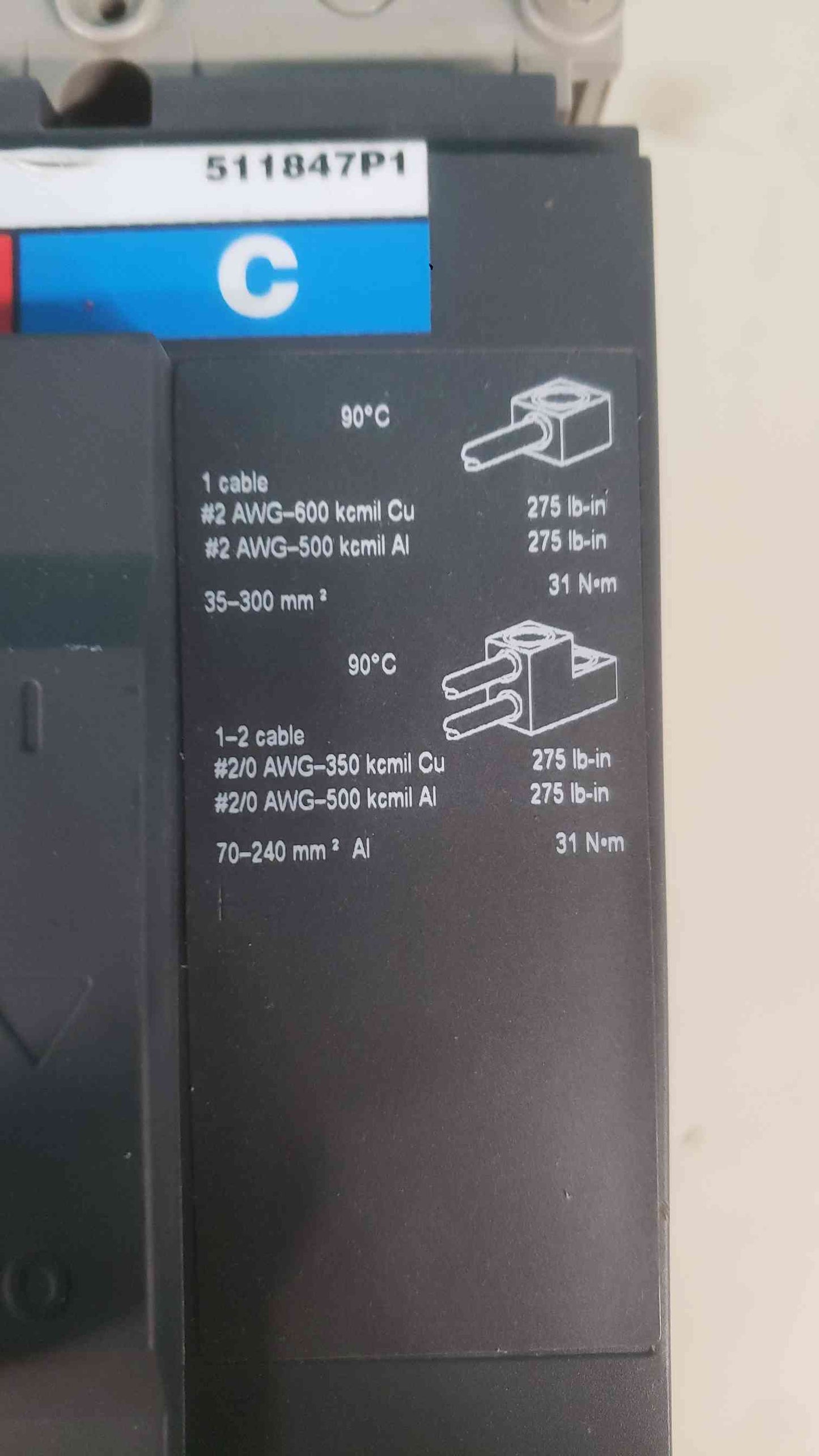 Square D PowerPact DGN36600E20 600 Amp 3 Pole 600V Breaker STR 23 SP 600A DG 35k (SKU: 113386)