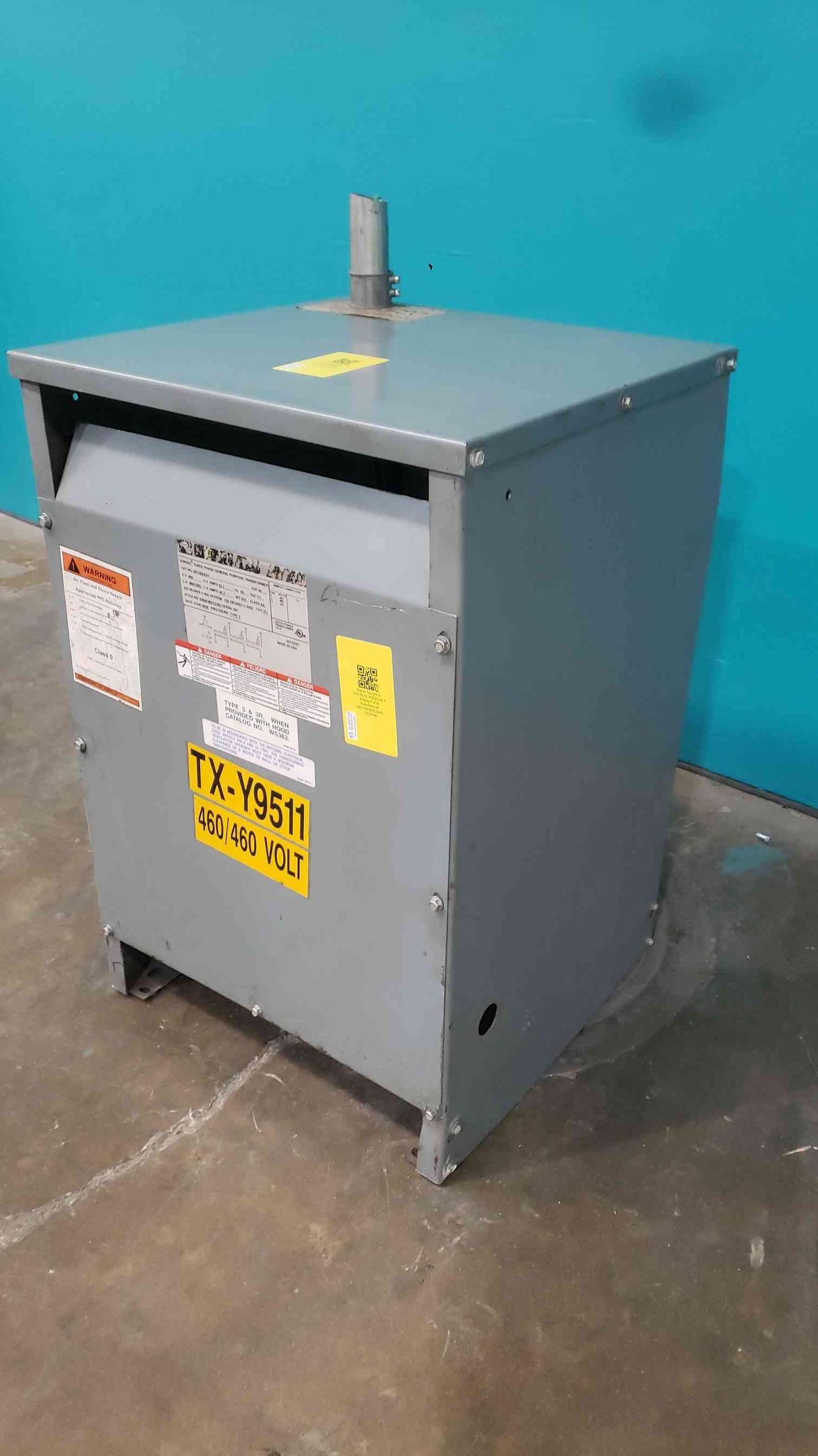 Square D 34T145HDIT 34 kVA 3 Phase Drive Isolation Transformer 460V 460Y/265V