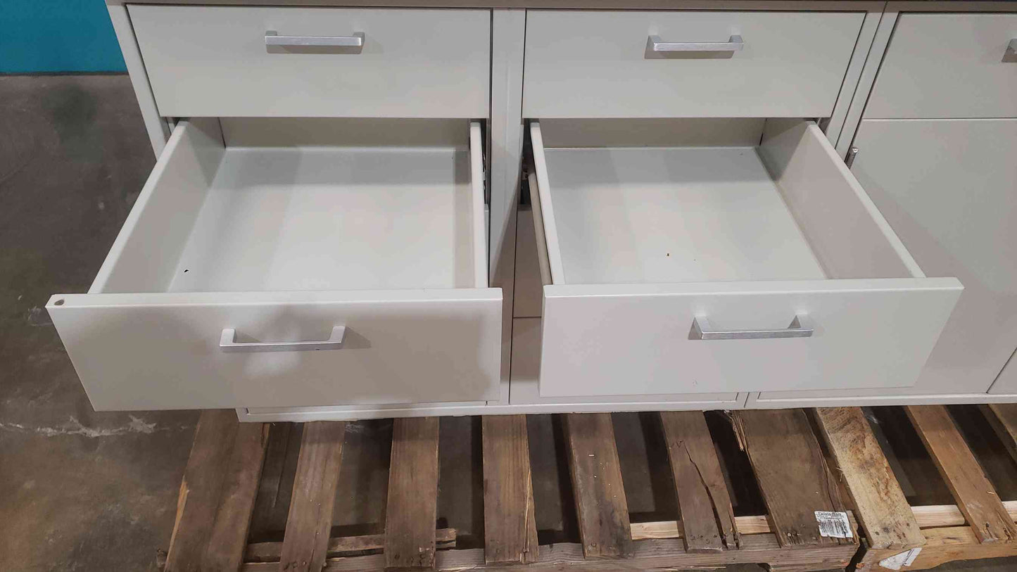Fisher Hamilton 6' Workstation W/ 9 Drawers 2 Doors (SKU: 113416)