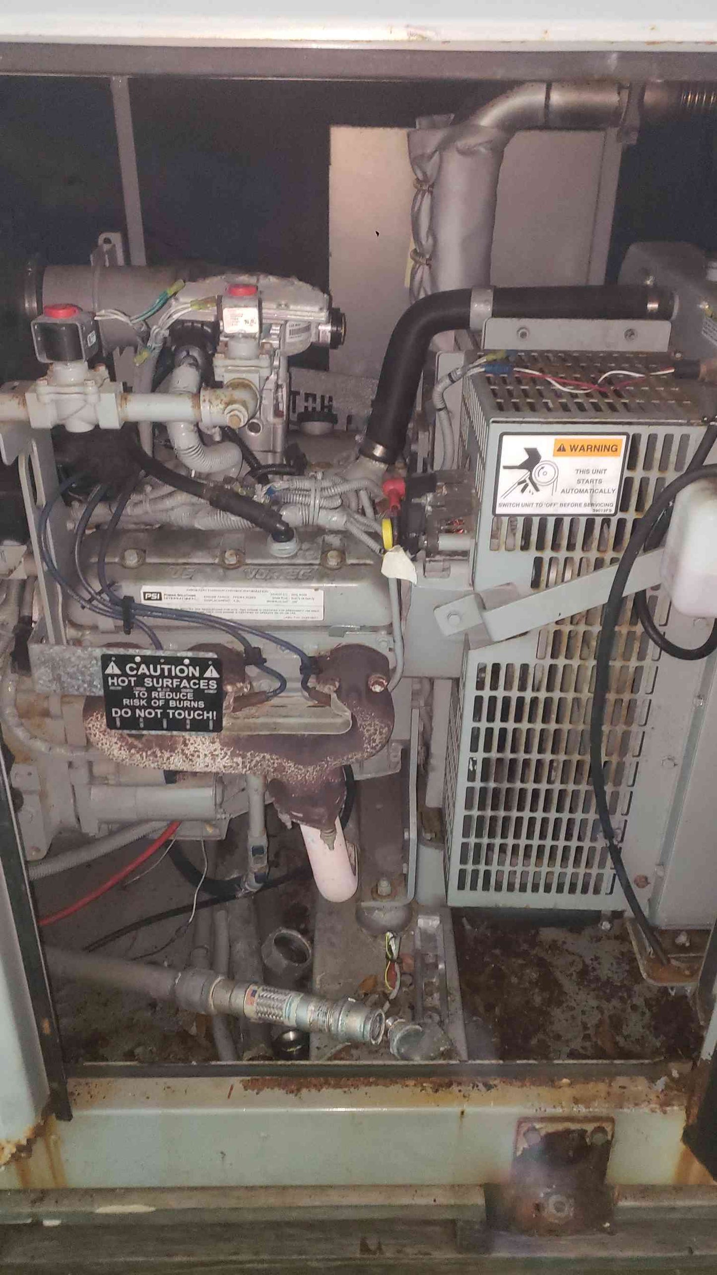 30KW MTU Onsite GG04RG075V1M00017 120/240V 125A 1&3PH Nat Gas TESTED (SKU: 113474)