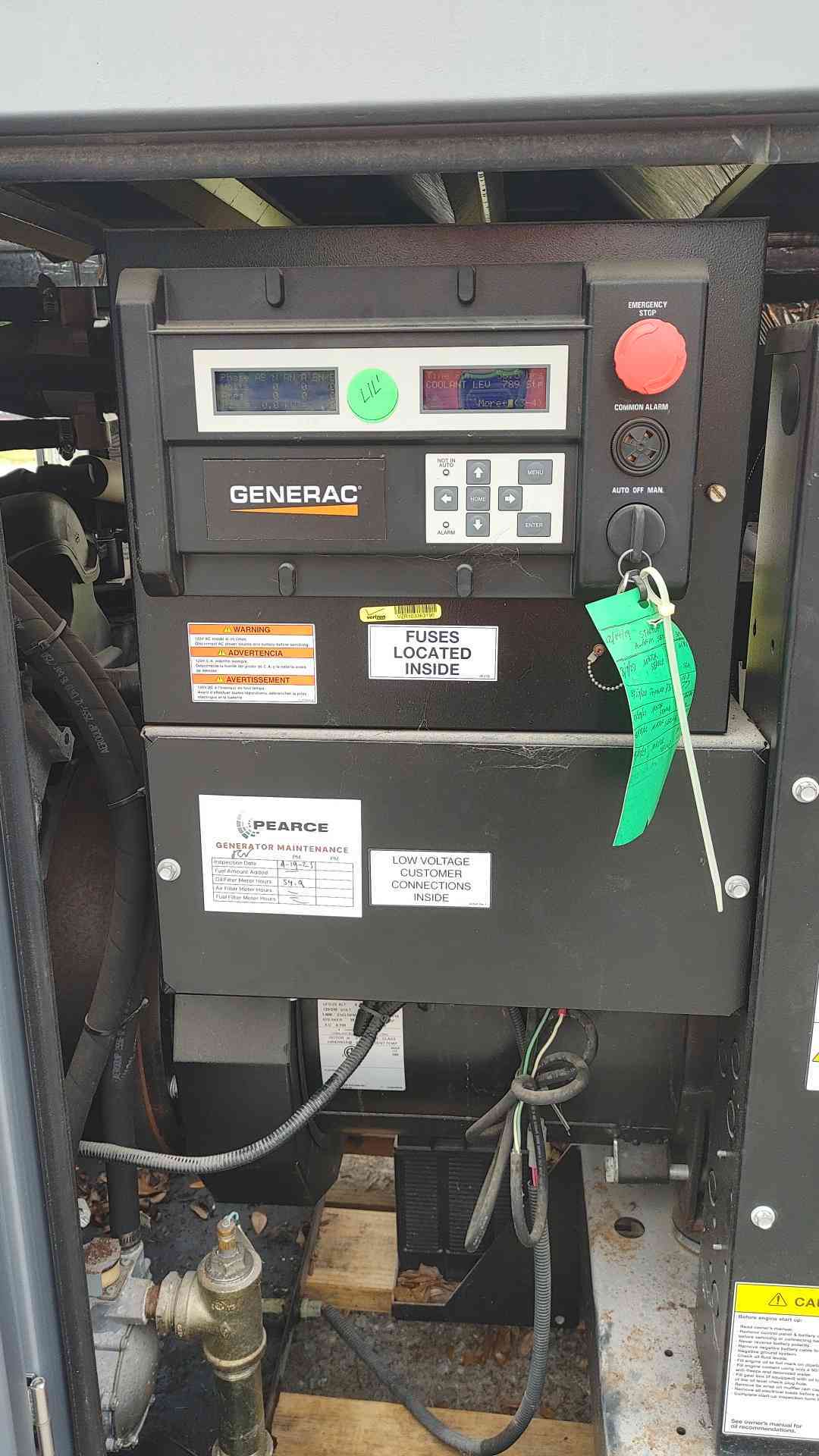Generac G0071140 35 kW Natural Gas LP Generator 120/240V 1-Phase 56 Hours