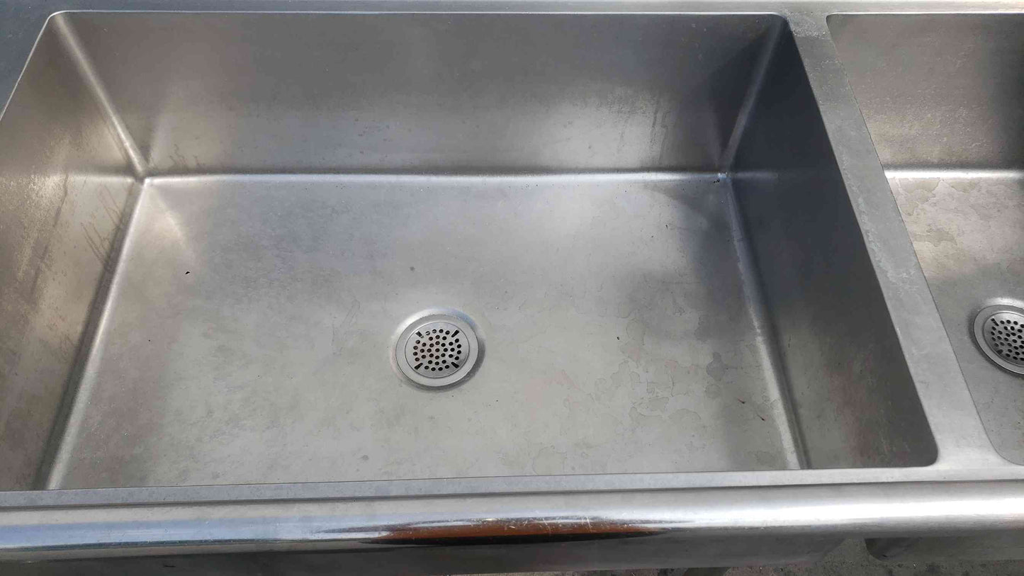 Advance Tabco Stainless Steel Commercial Kitchen Sink Smart Fab (SKU: 113210)