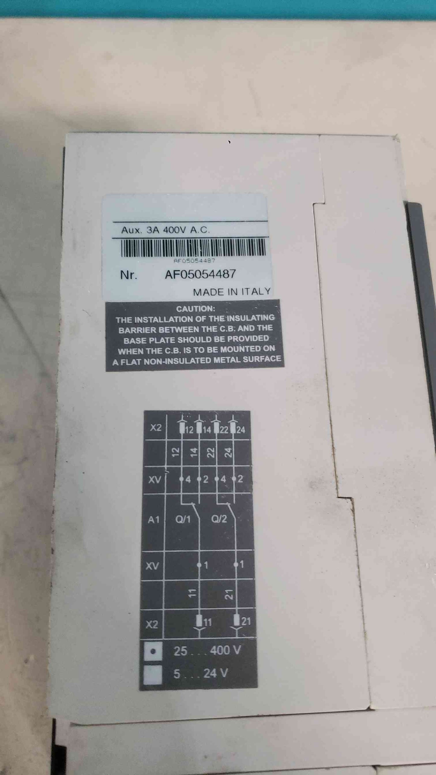ABB SACE S5N 400A Circuit Breaker 4 Pole 600V PR211 Electronic Trip Unit MCCB (SKU: 113647)