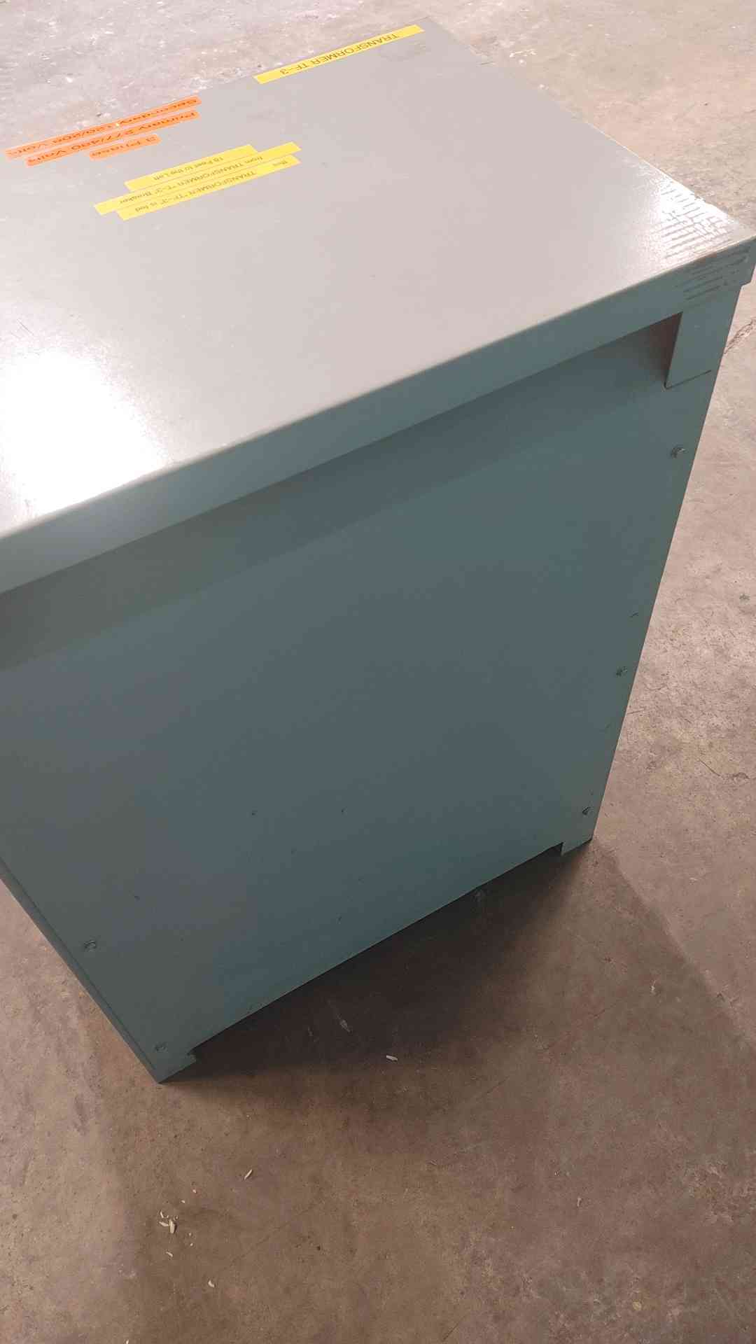 DT-3 75KVA 3PH Dry Type Transformer 480V Delta x 208Y 120V