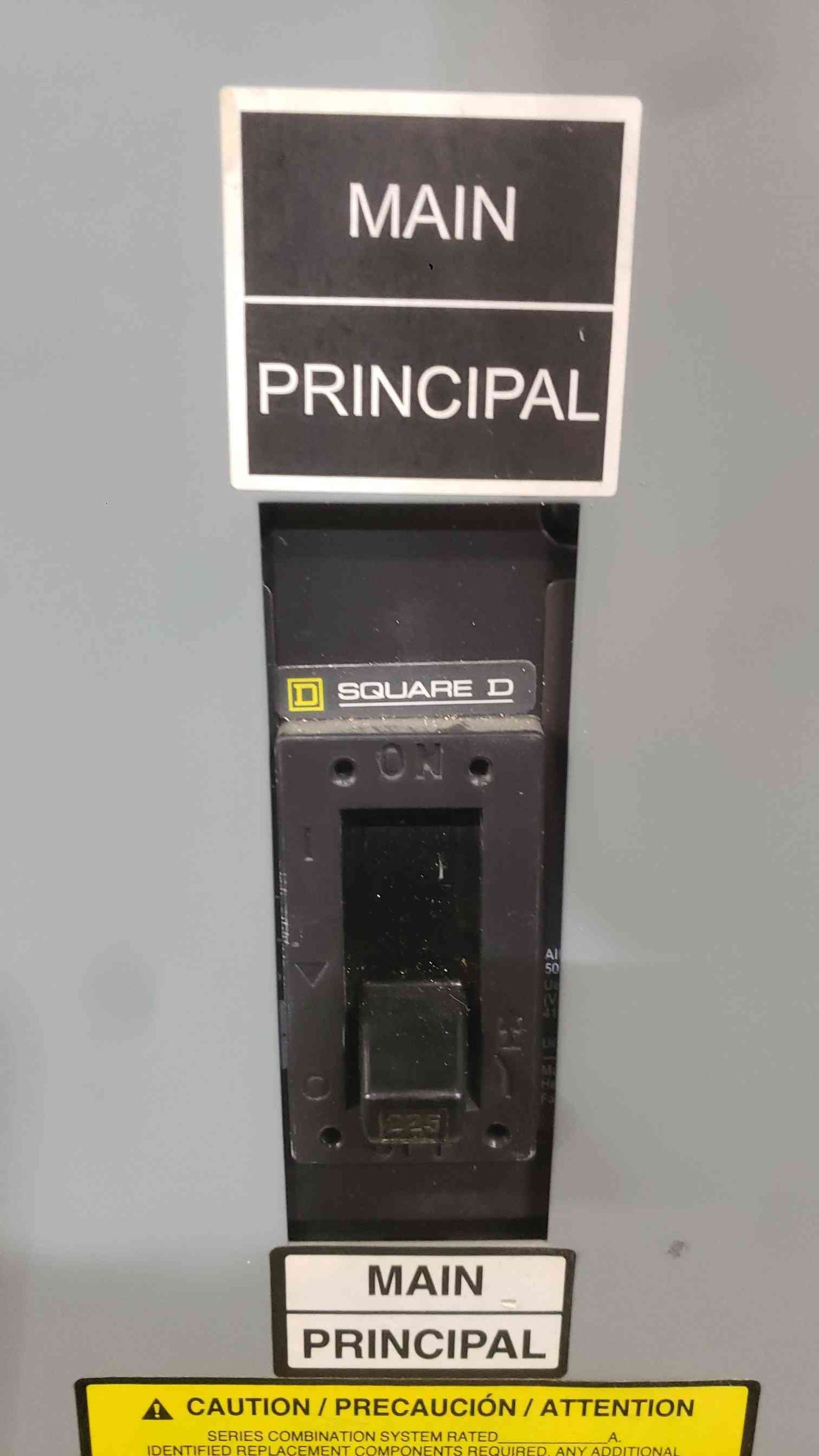 Square D NQ 3 Phase Panelboard 225A Main Breaker 39x 20A QOB 1-Pole NQ442L2C 208V