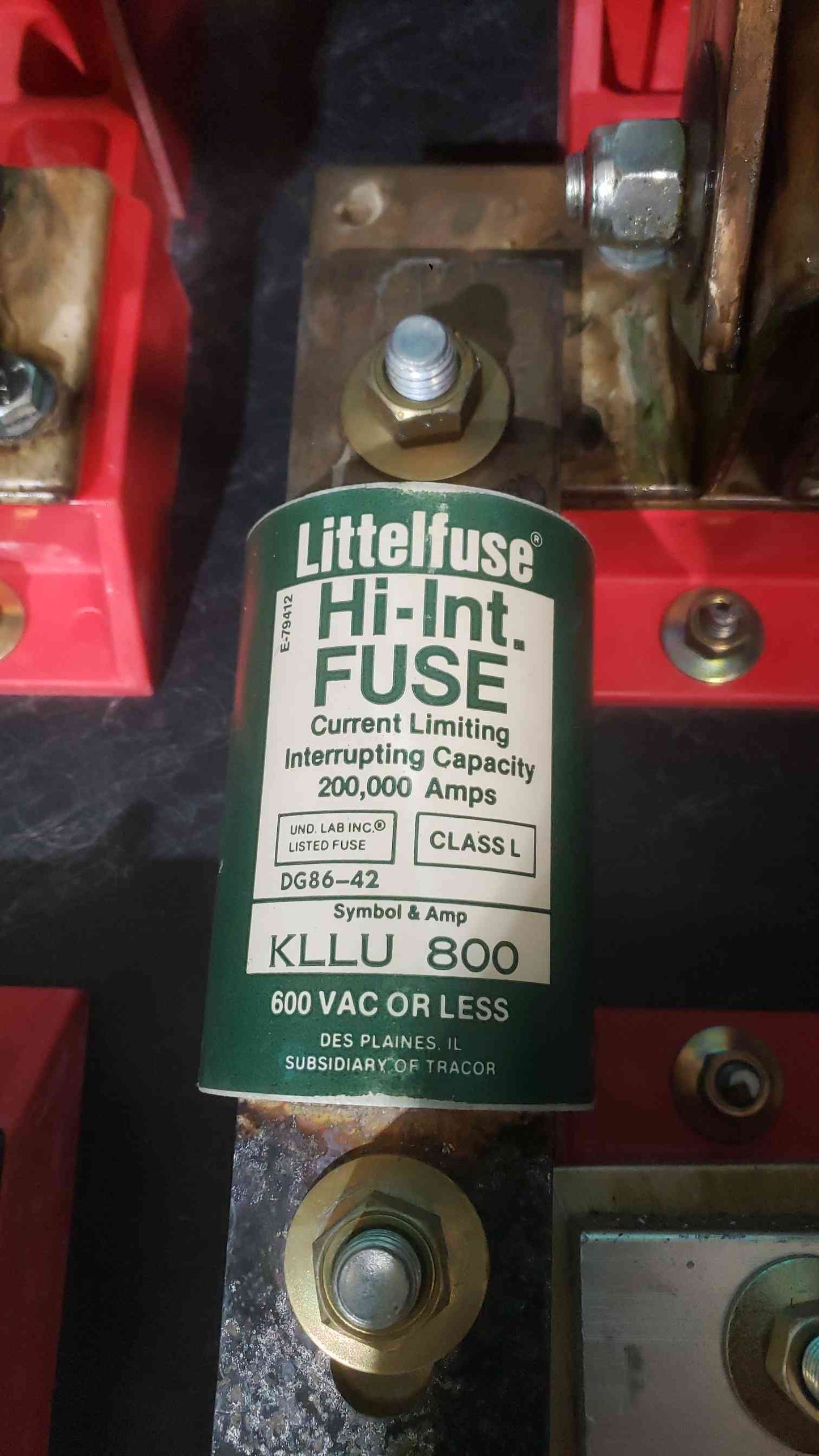 Square D H367 Series E2 800 Amp 600V 3 Pole Fusible Heavy Duty Safety Switch