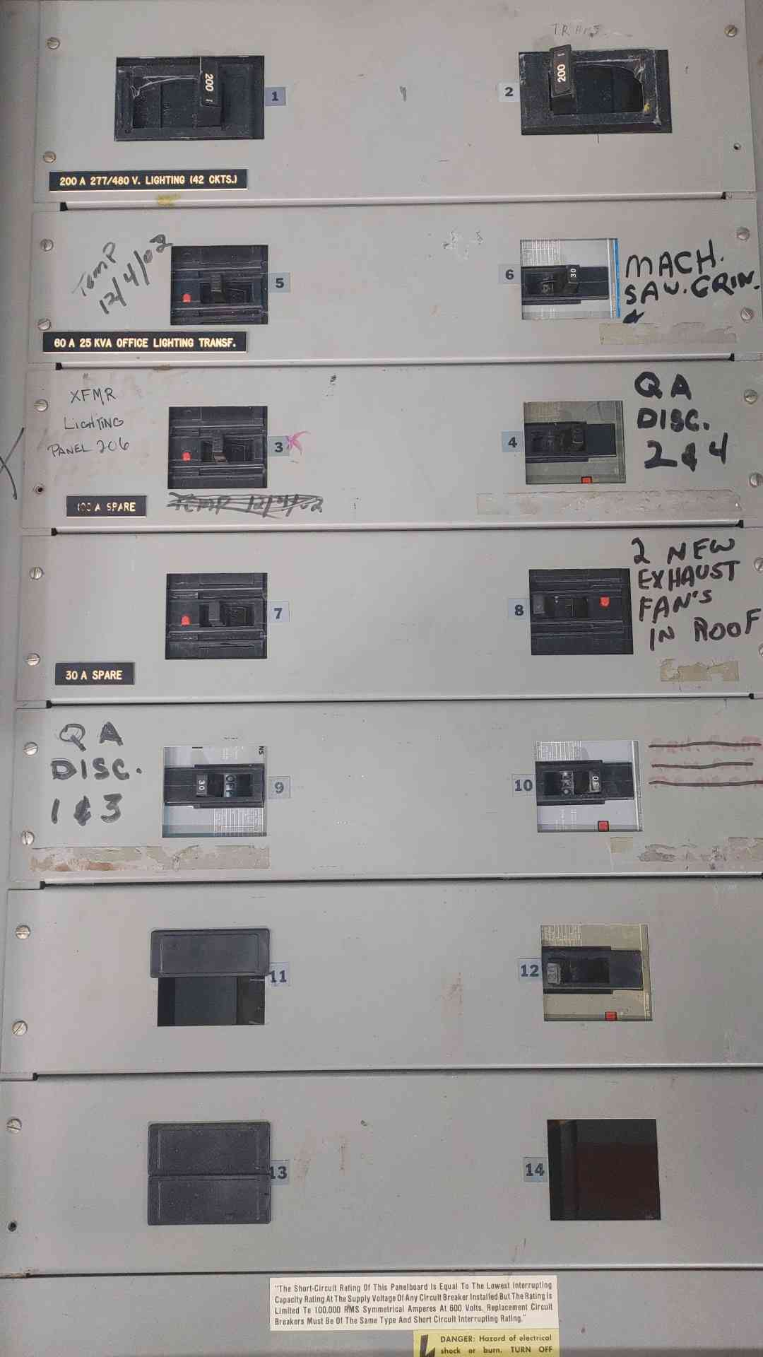 Siemens 400A 277/480V 3PH 4W Panelboard (SKU: 113712)